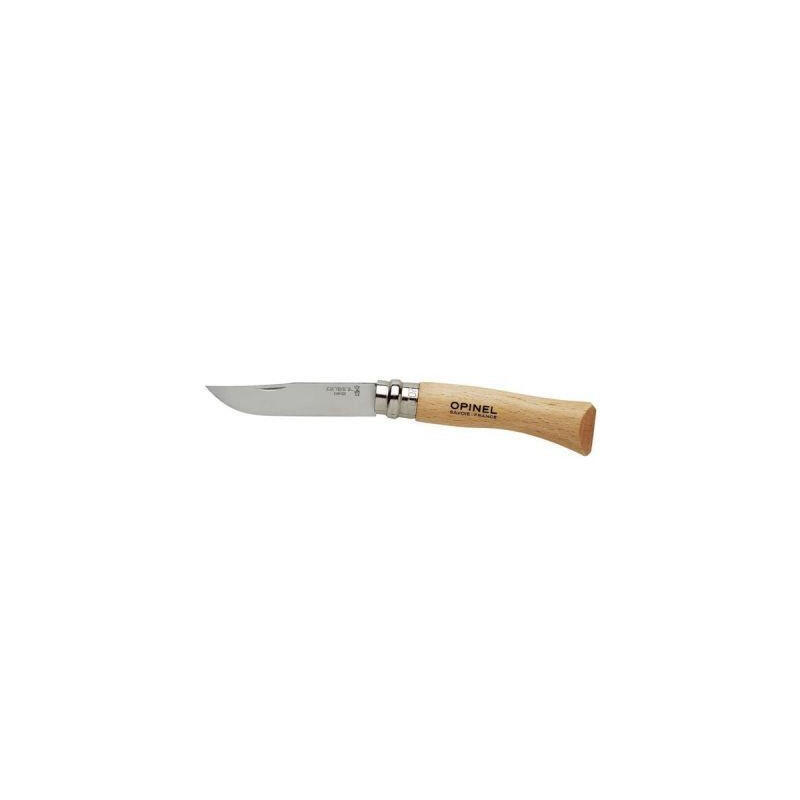Noż składany nierdzewny inox natural No.07 blister