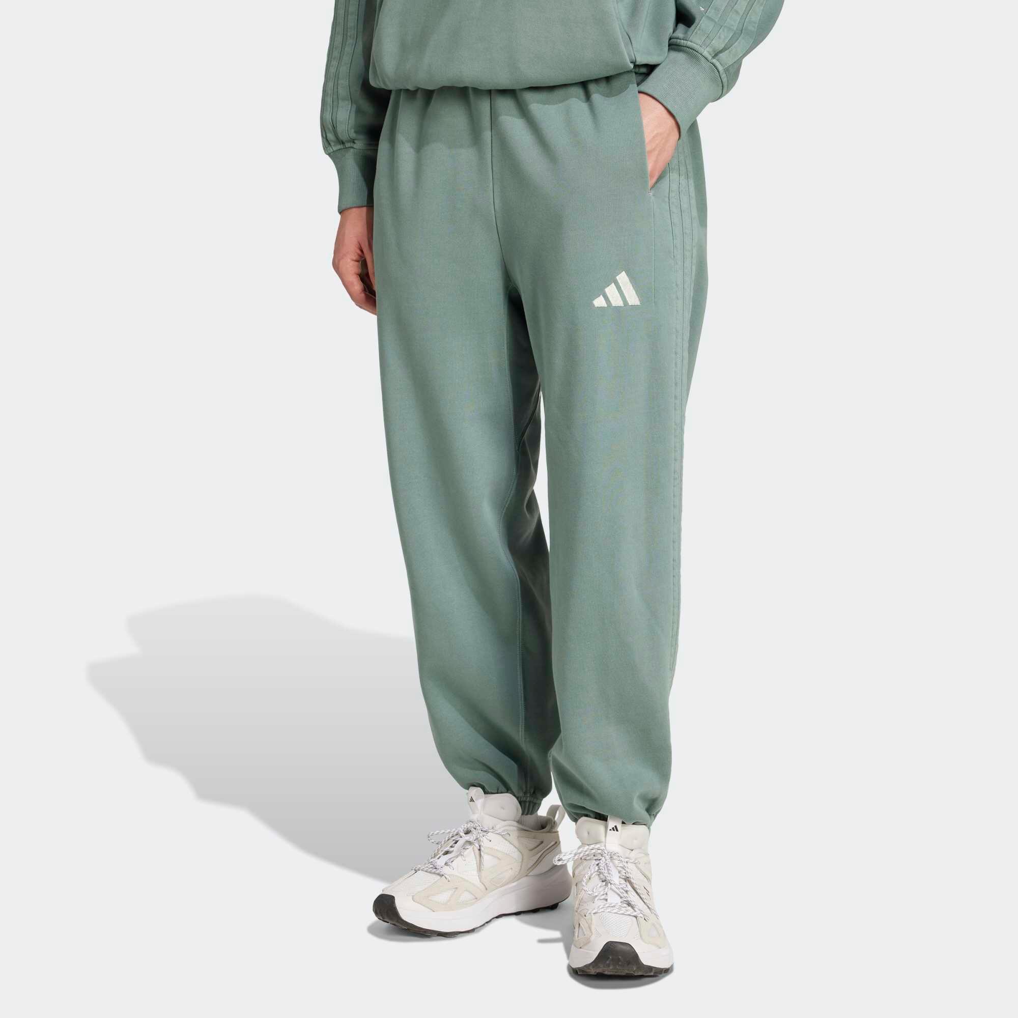 Spodnie polarowe z efektem sprania ADIDAS ALL SZN