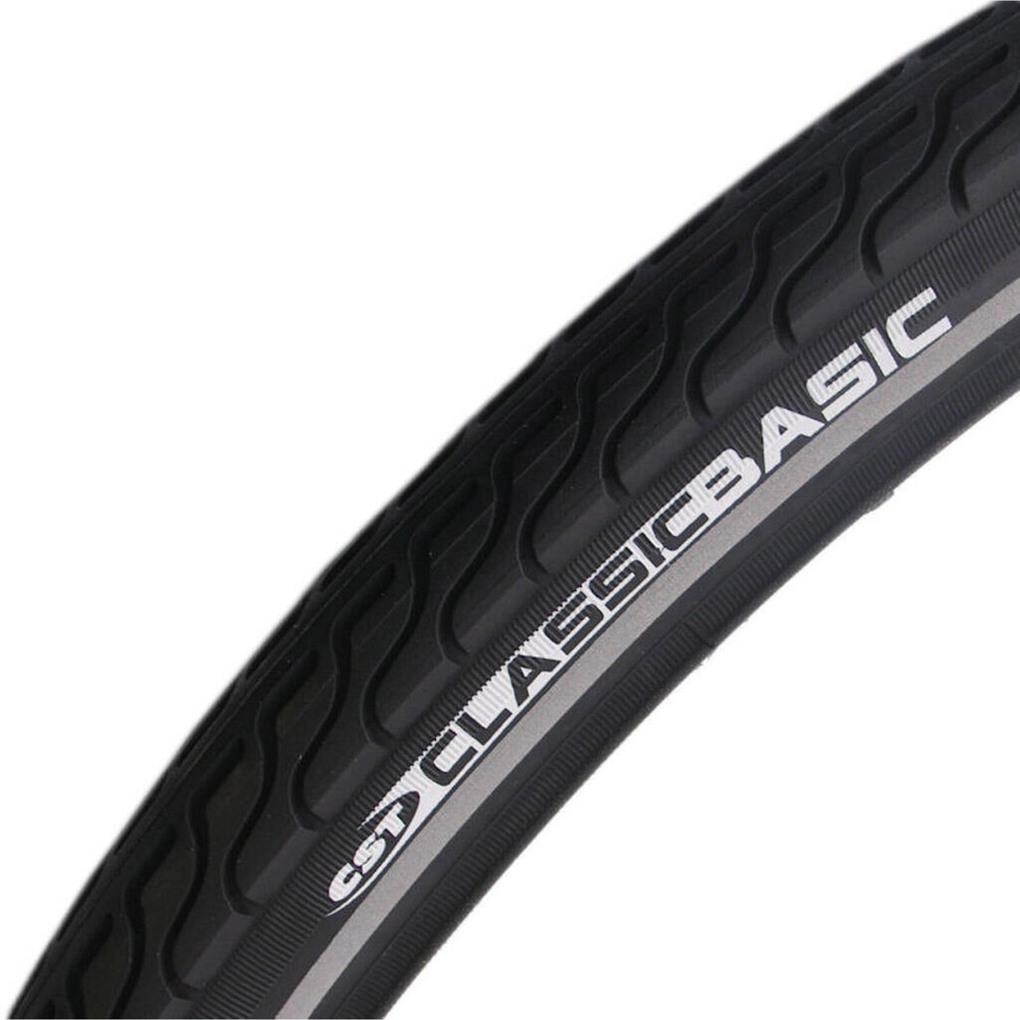 Opona Basic 28 X 1.40 / 37-622 Mm - Czarna Z Refleksami
