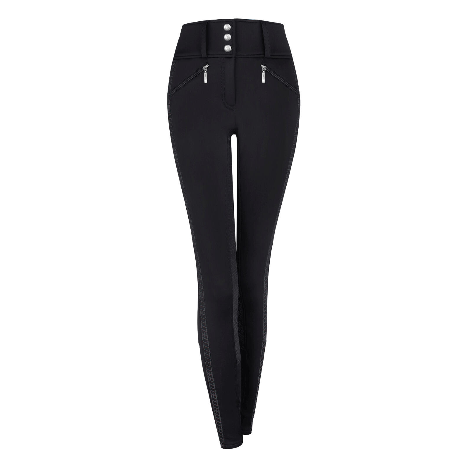 Spodnie konkursowe full grip dla dziewczynek ELT Elisa High Waist
