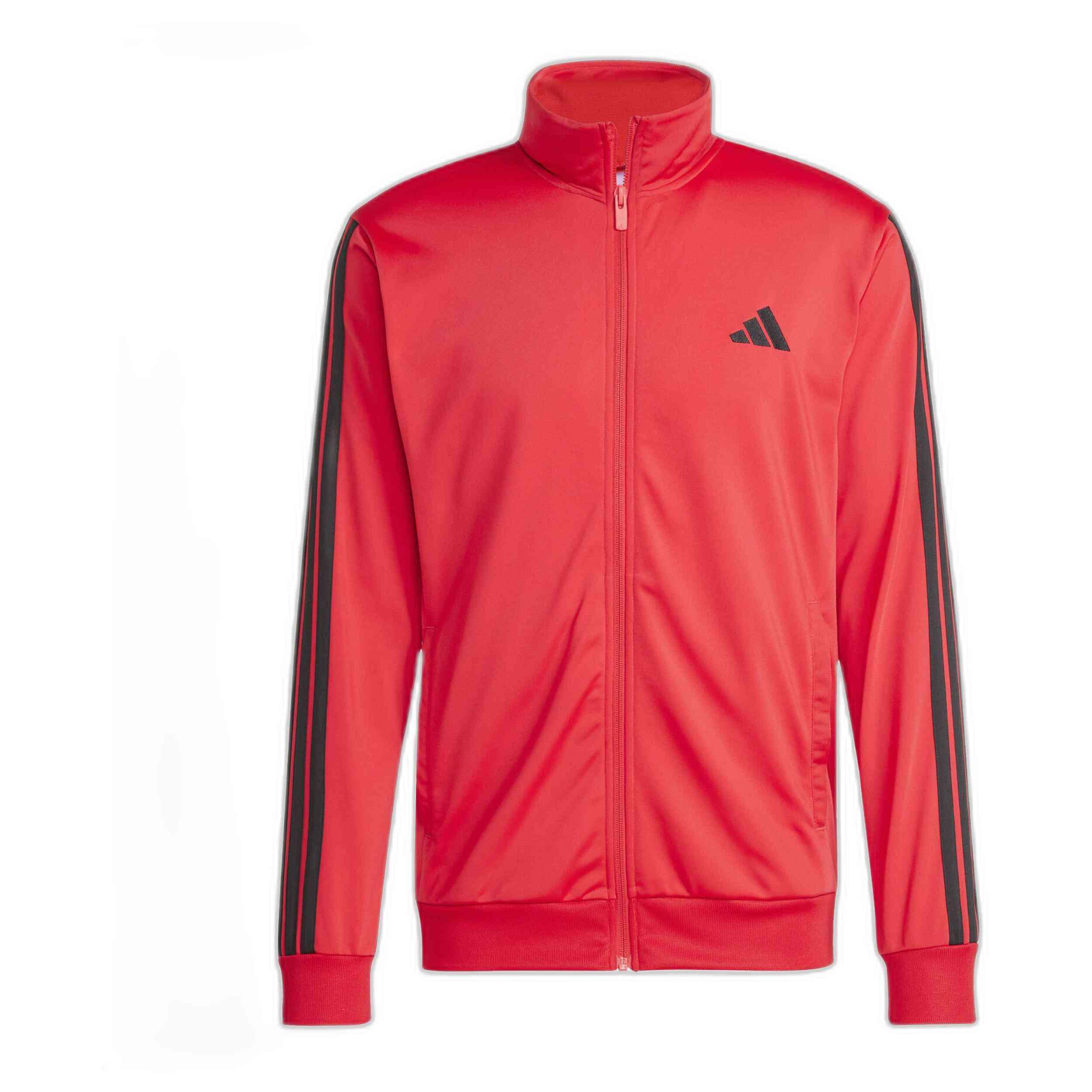 Dres Sportswear Basic 3-Stripes Tricot Rozmiar XS Czerwony - JI8852