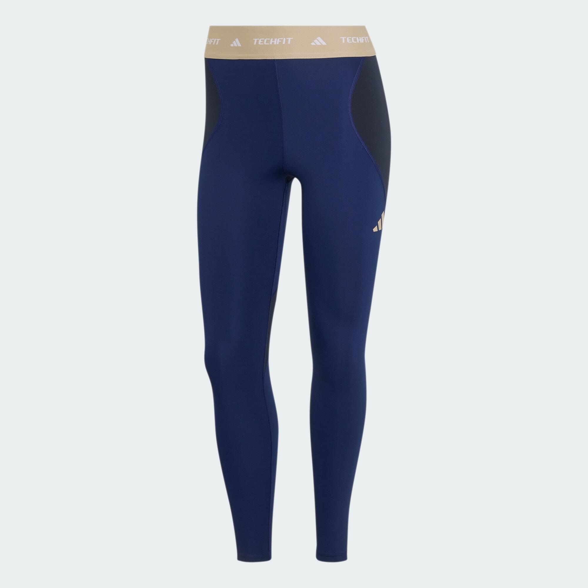 Legginsy do ćwiczeń TECHFIT Color Block 7/8
