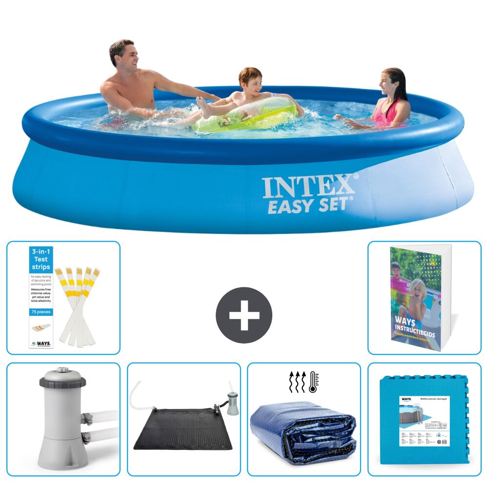INTEX Basen Easy Set Okrągły - 366x76 cm - 7-częściowy S340