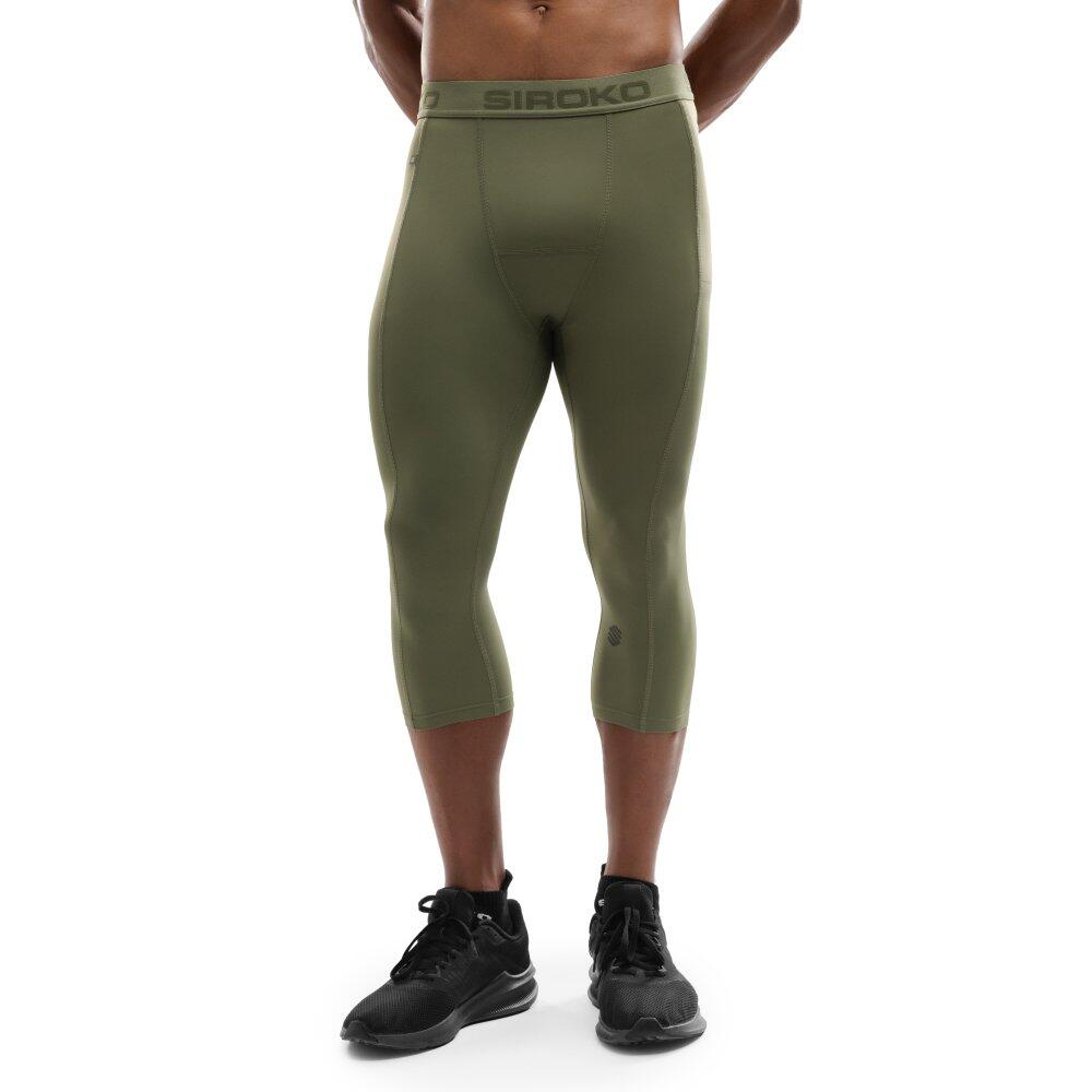 Męskie treningowe legginsy rybaczki Fitness Siroko Bardsley