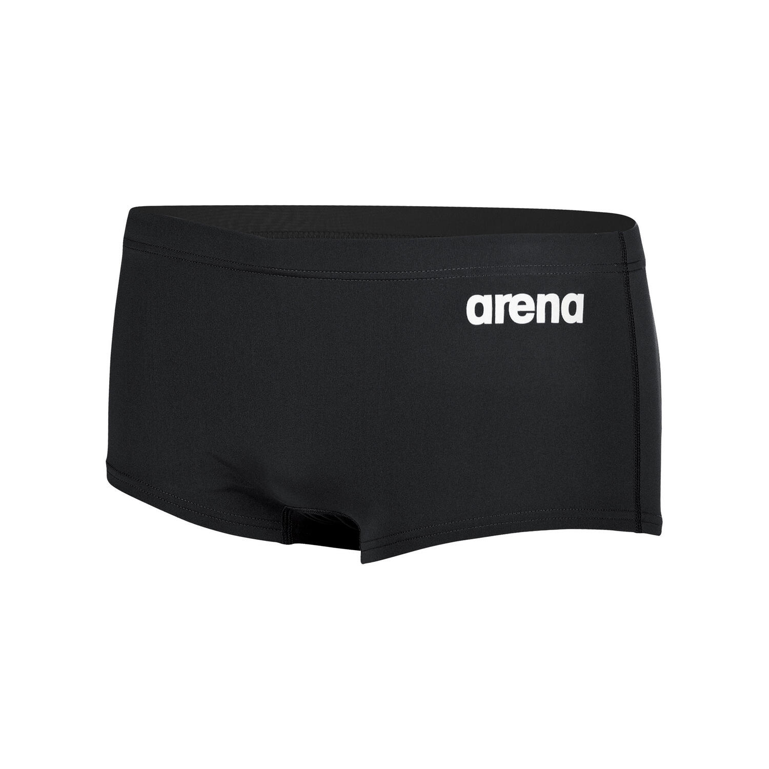 Arena Zwemboxer Low Waist Team Solid Zwart