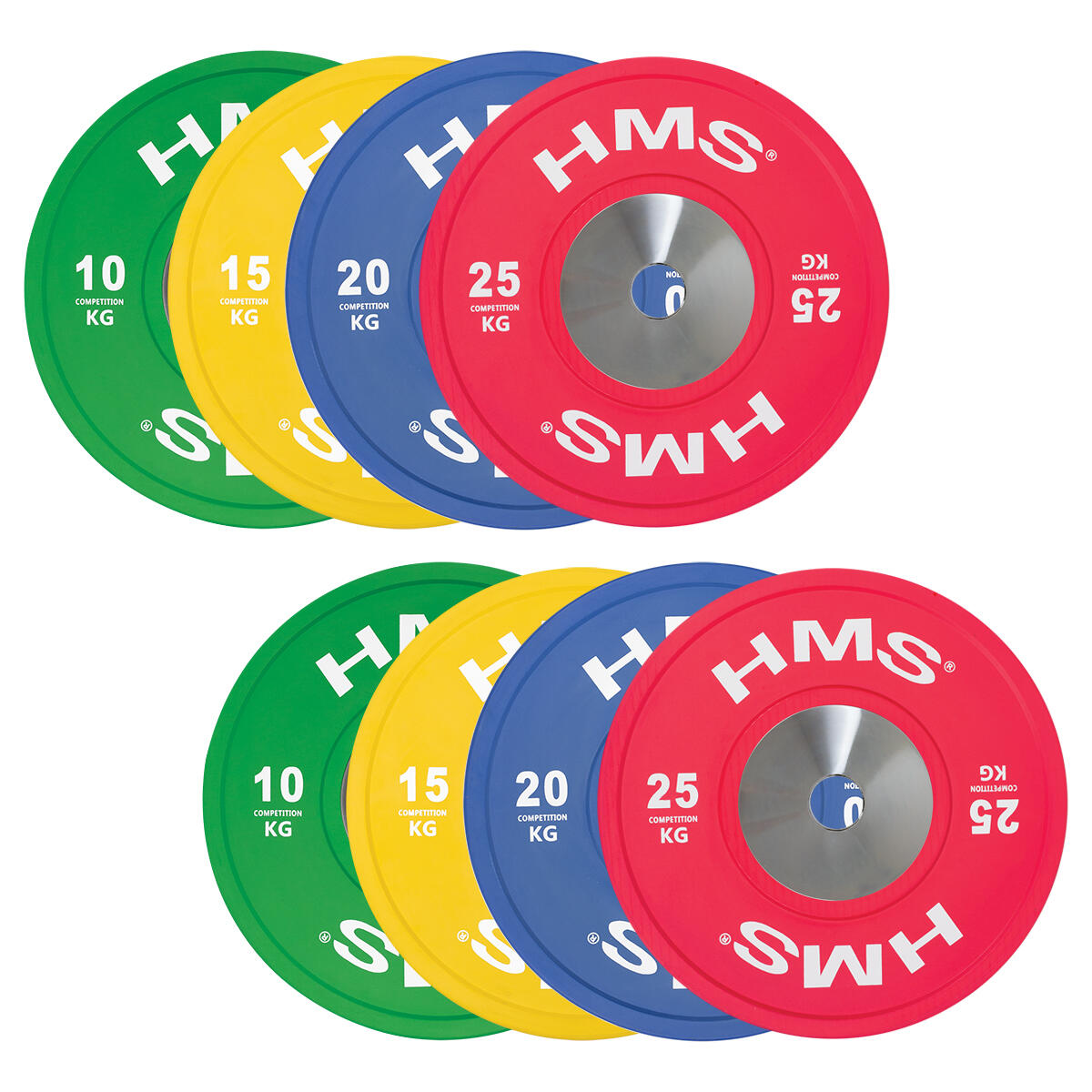 Zestaw talerzy olimpijskich bumper HMS TBR PROFI SET