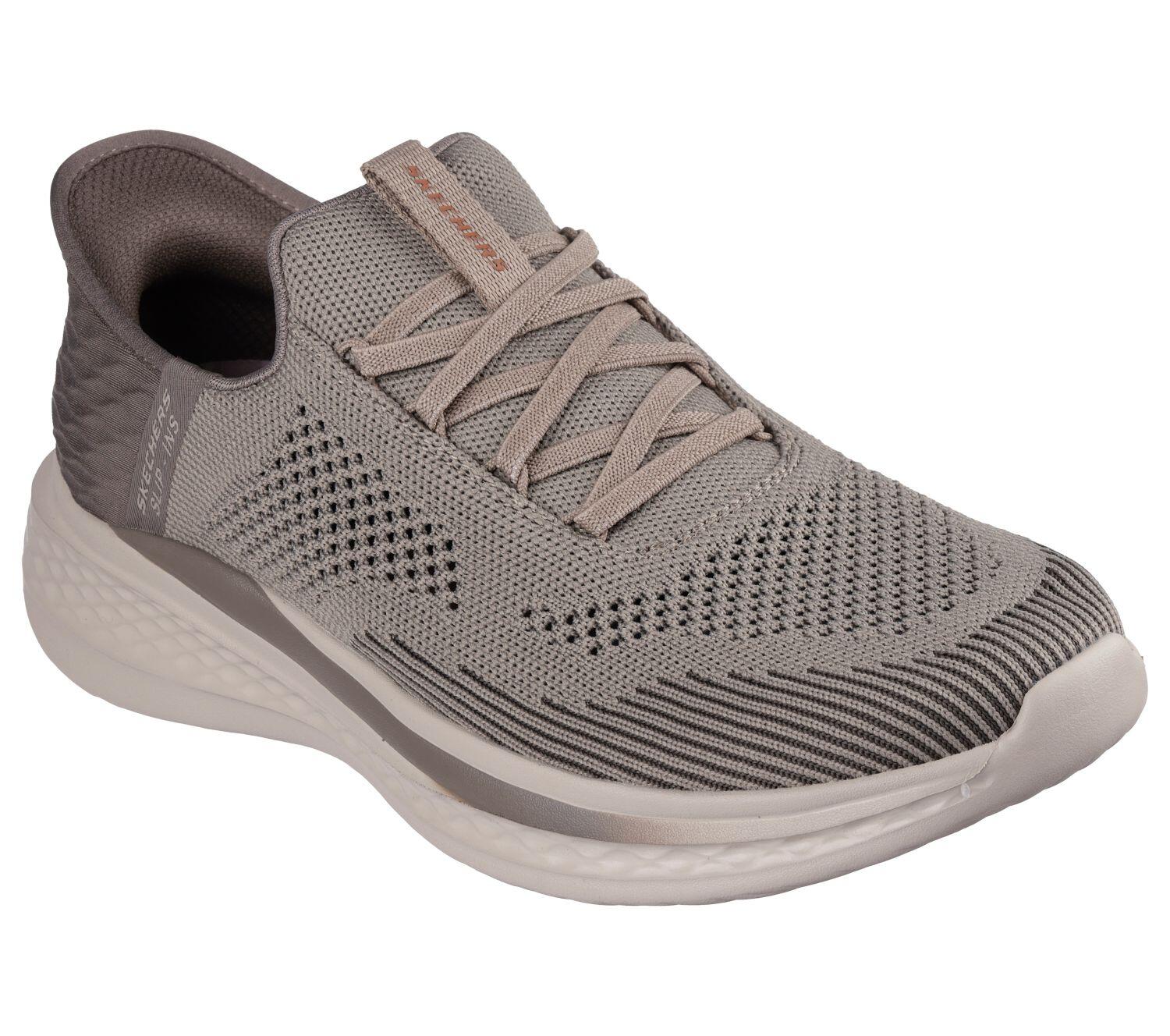 Męskie SLADE QUINTO Slip-On Khaki / Brązowy