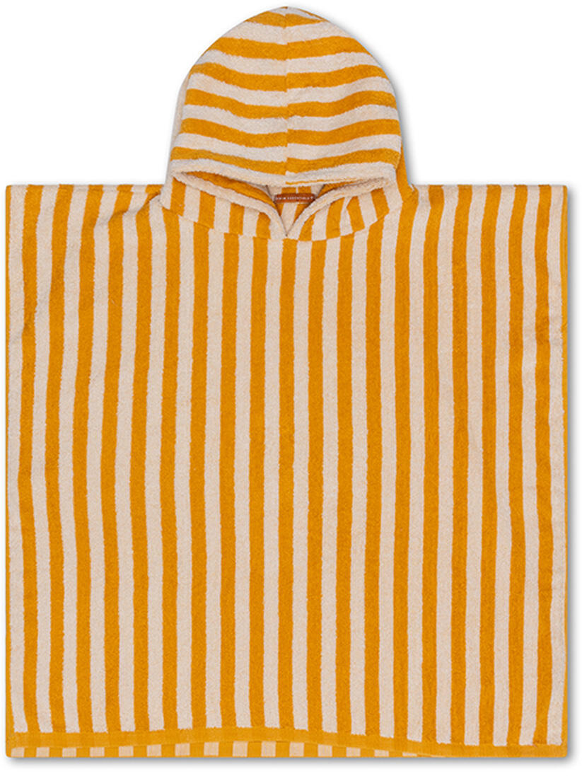 Swim Essentials Beach Poncho - Yellow/white - Flow - 65 X 65 Cm