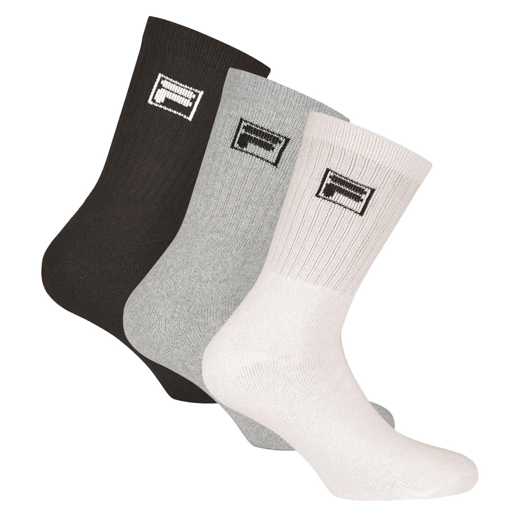 Skarpetki Fila Crew Tennis 3-pak unisex Classic Mix 35-38