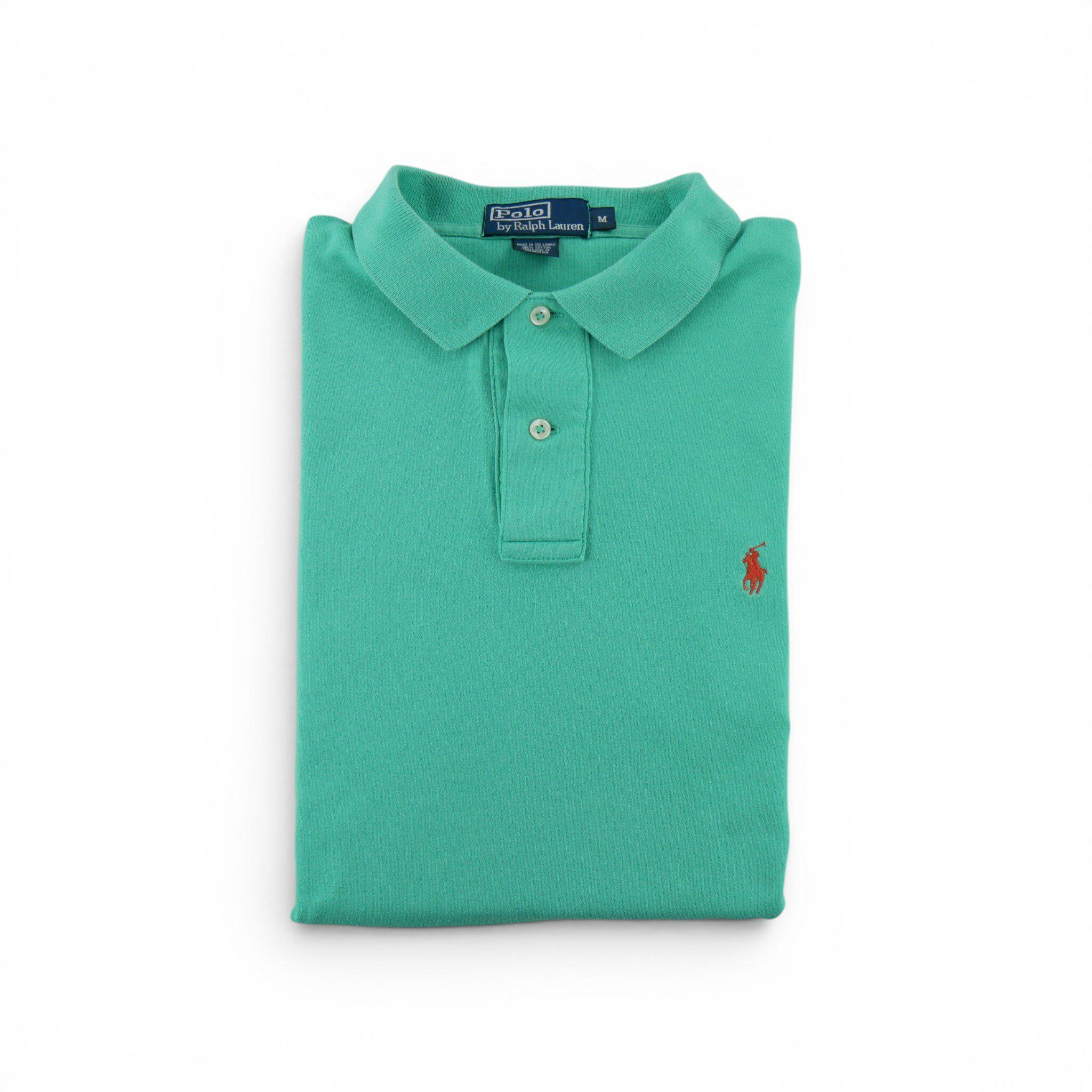 Second life - Polo Ralph Lauren męskie z krótkim rękawem turkusowe - Stan dobry