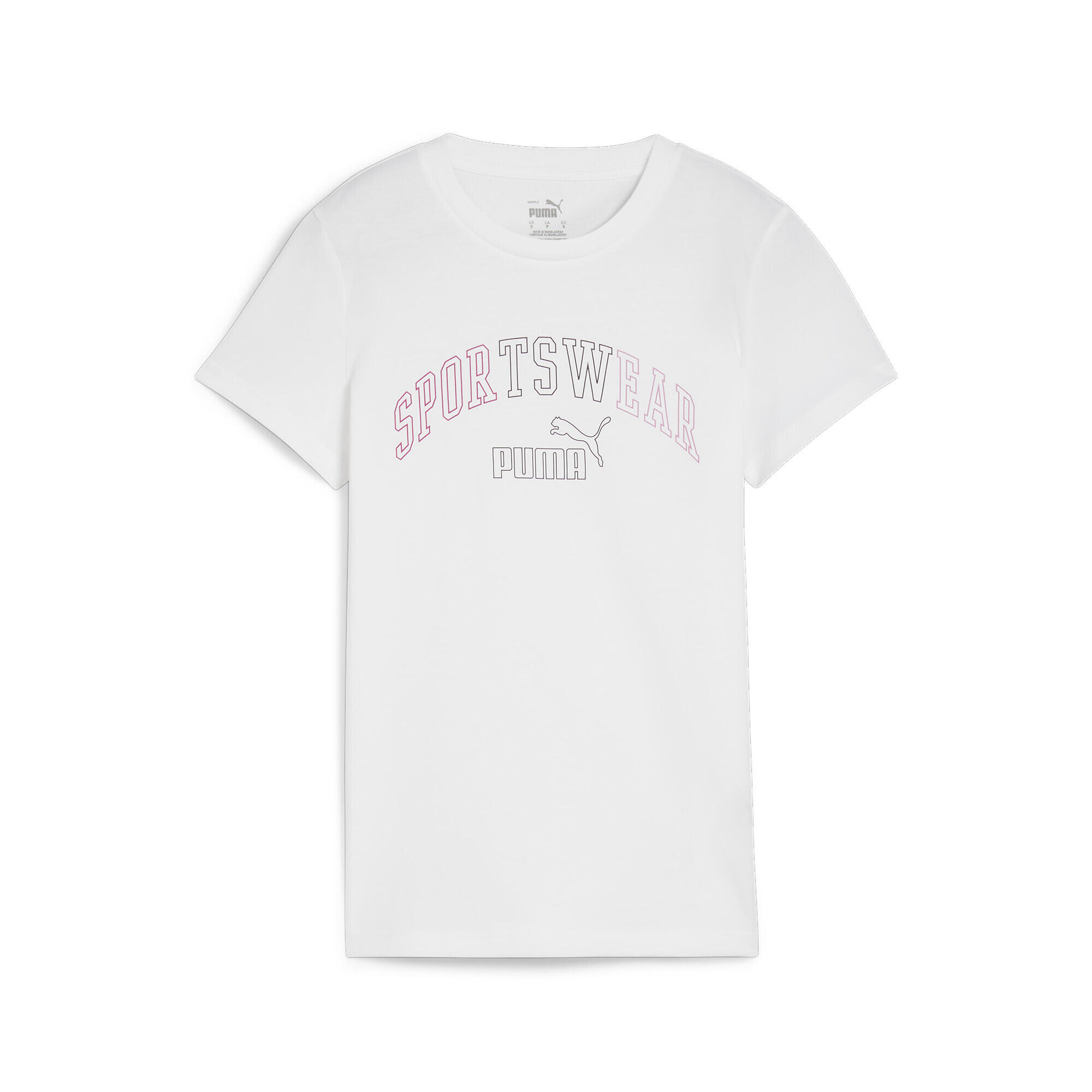 Damska koszulka ESS+ LOGO LAB PUMA White