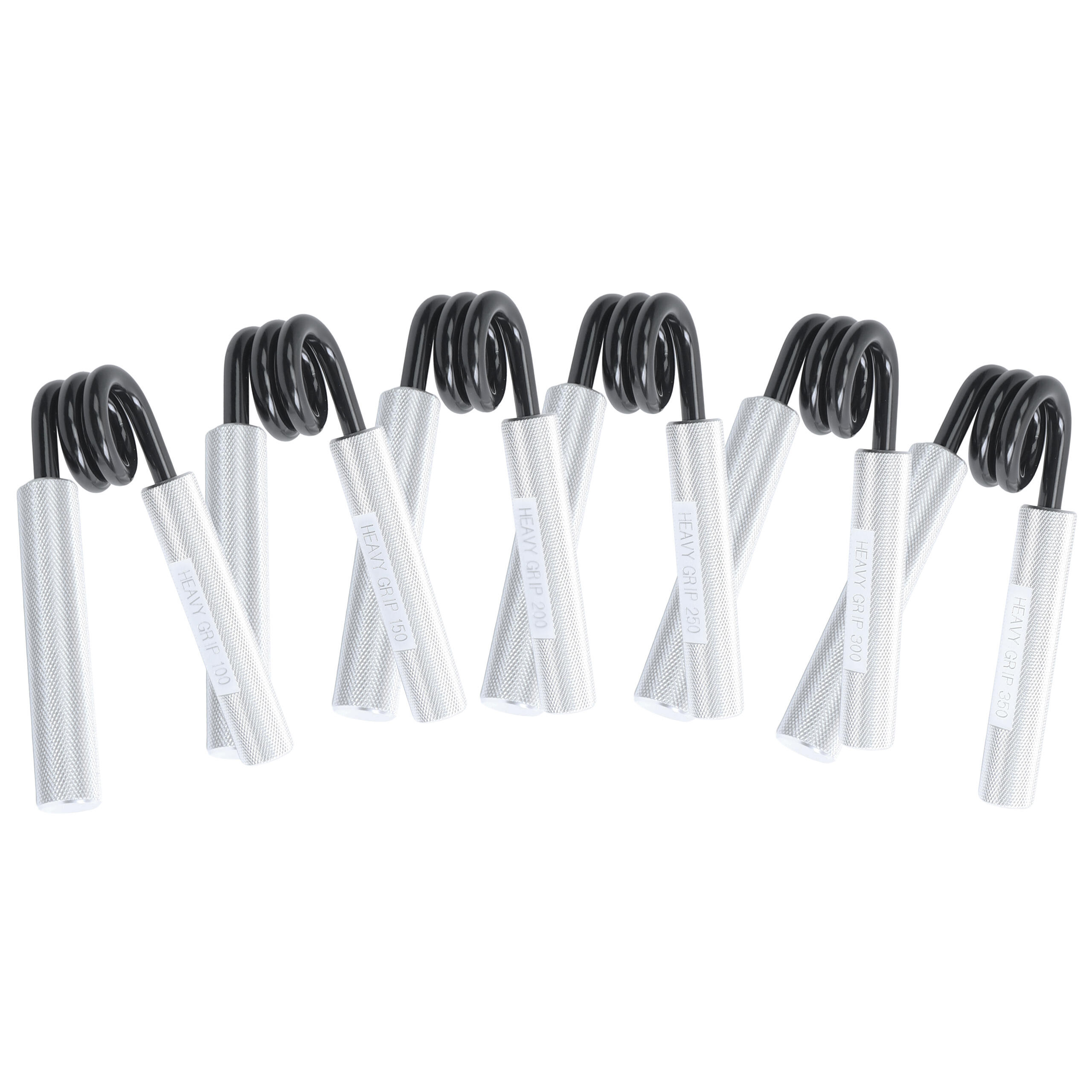 Zestaw 6 ściskaczy Gorilla Sports opór 45 - 159 kg
