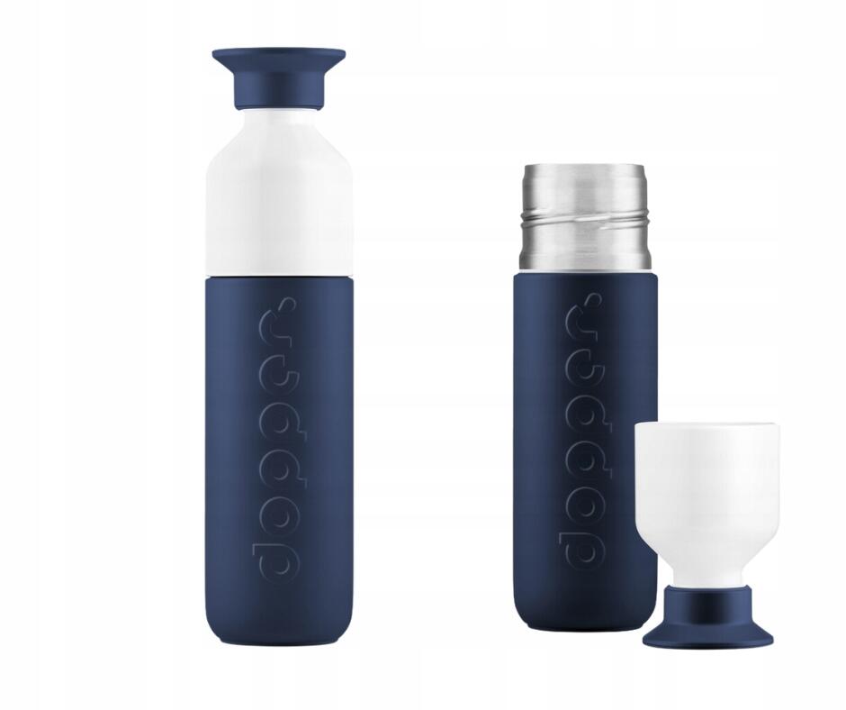 Butelka termiczna Dopper Braker Blue 580 ml z kubkiem