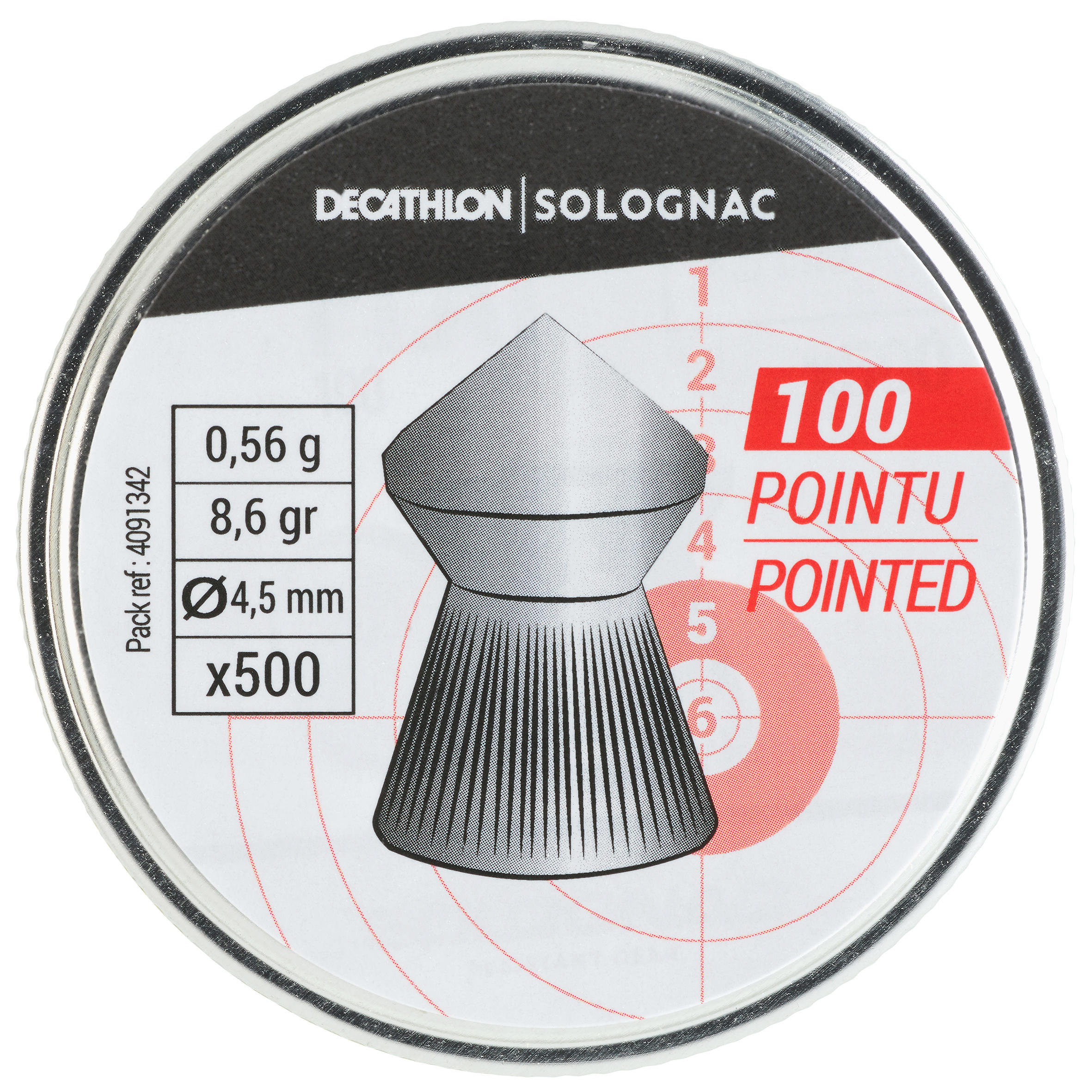 Śrut szpiczasty 4,5 mm X 500