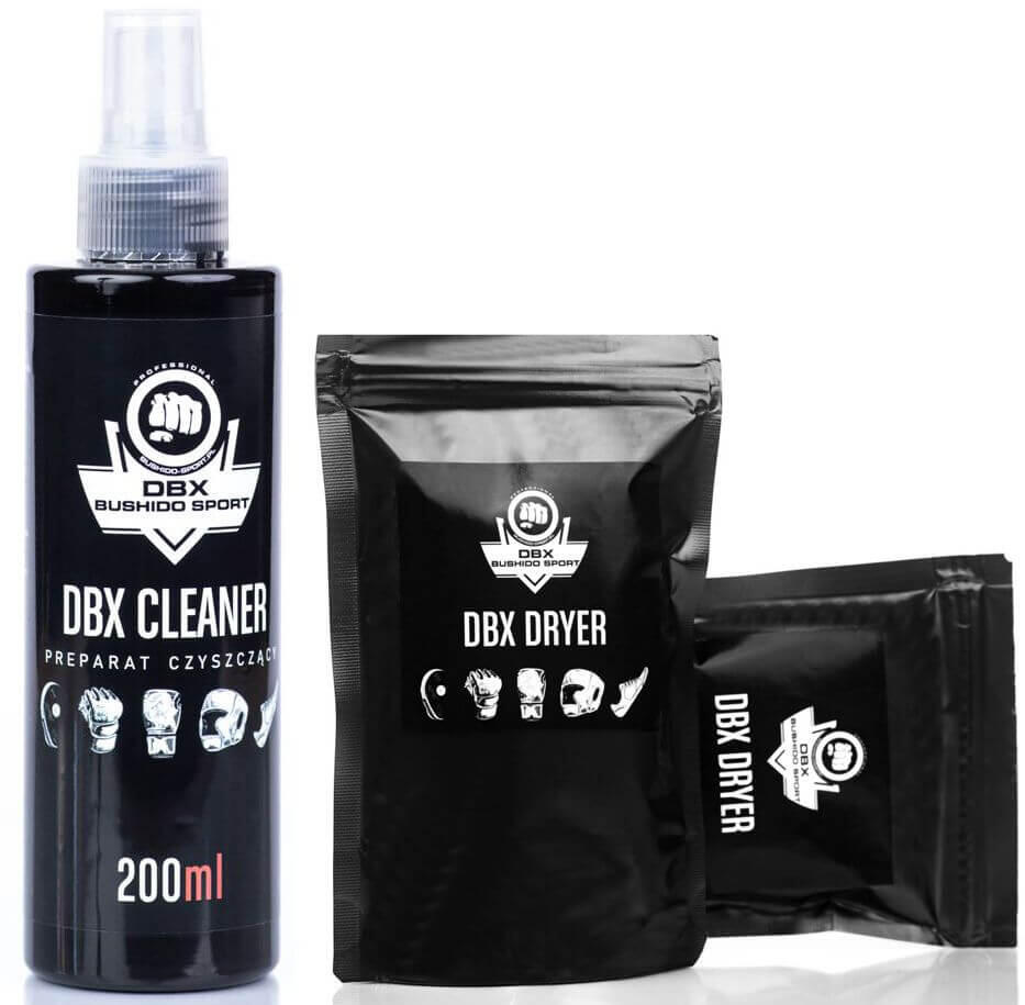 Zestaw DBX Dryer + Cleaner do odświeżania i czyszczenia sprzętu sportowego