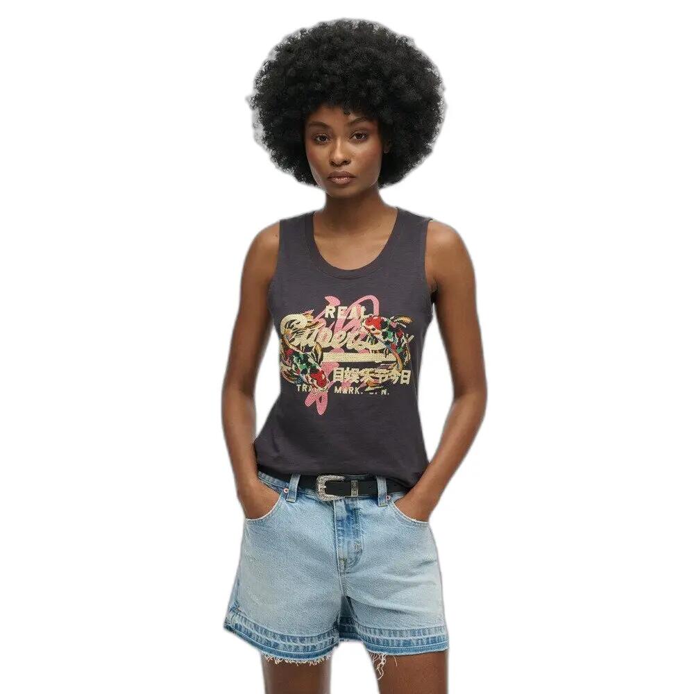 Damski tank top Superdry Vintage Logo Tokyo