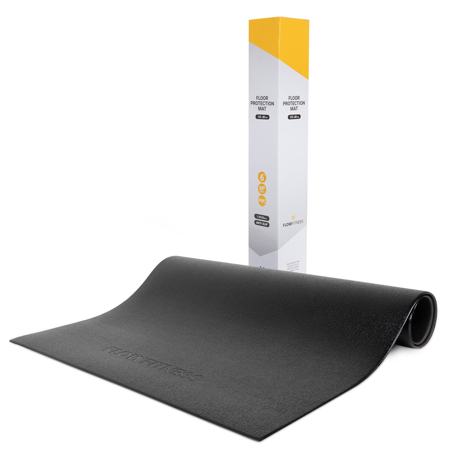 Mata ochronna anty -slip - 126 x 81 cm - czarny
