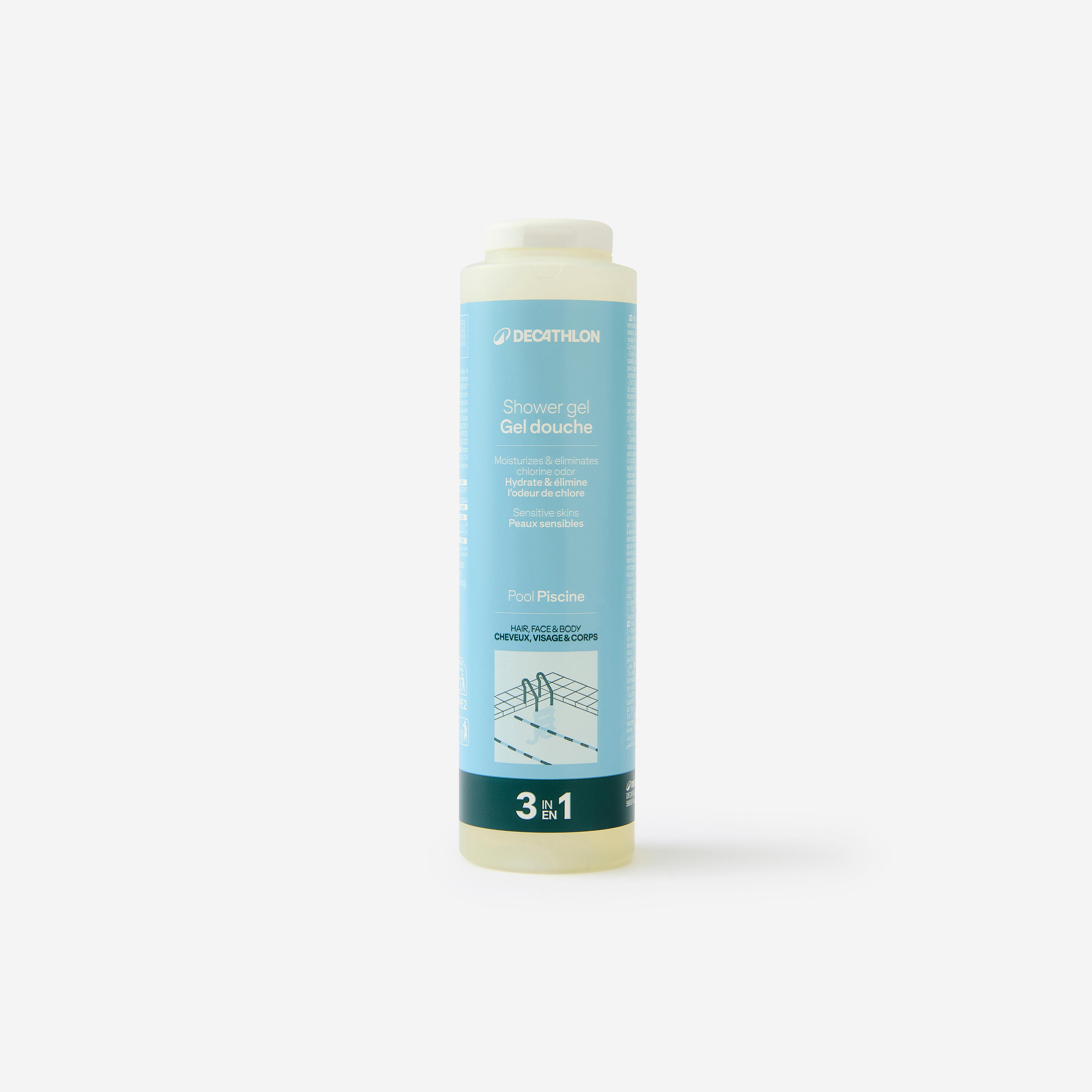 Żel pod prysznic 3 w 1 usuwający zapach chloru 250 ml