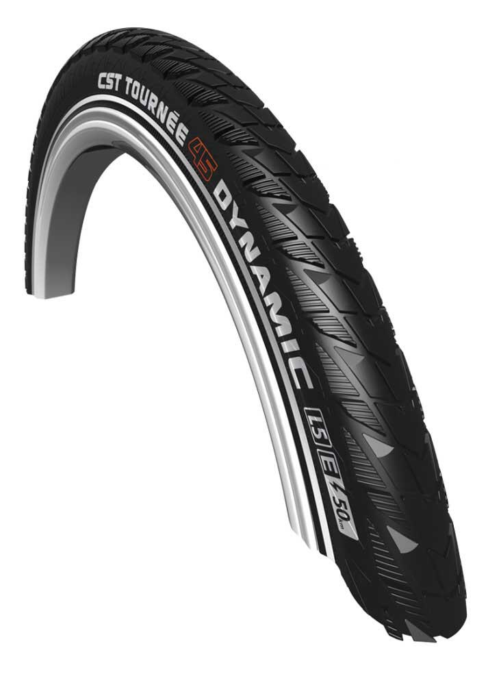Opona Tournée Dynamic 28 X 2.00 / 50-622 Mm - Czarna Z Odblaskiem