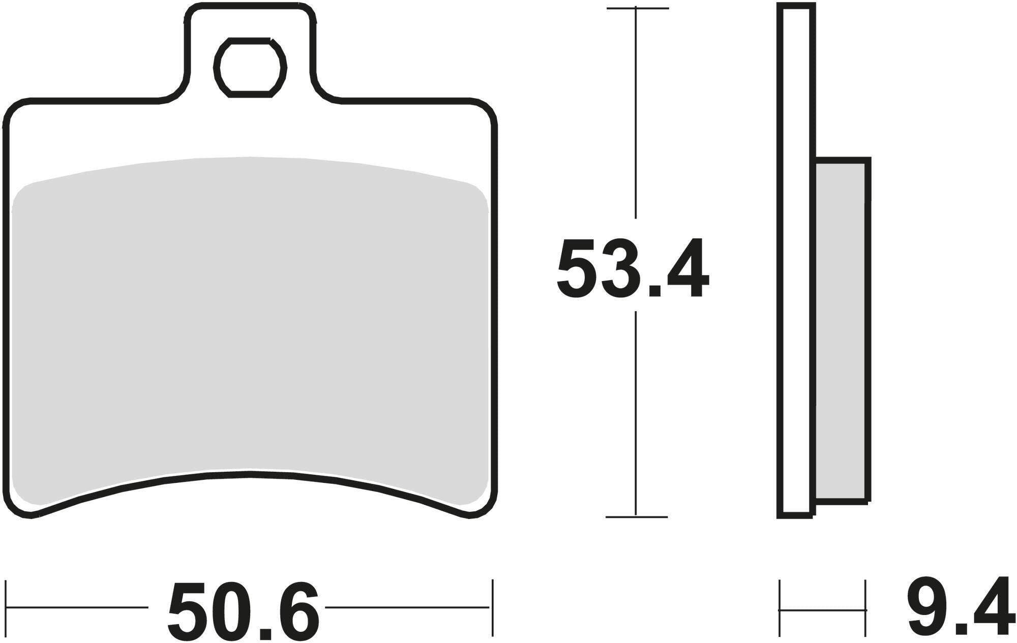 TRW MCB 710 klocki hamulcowe SRM
