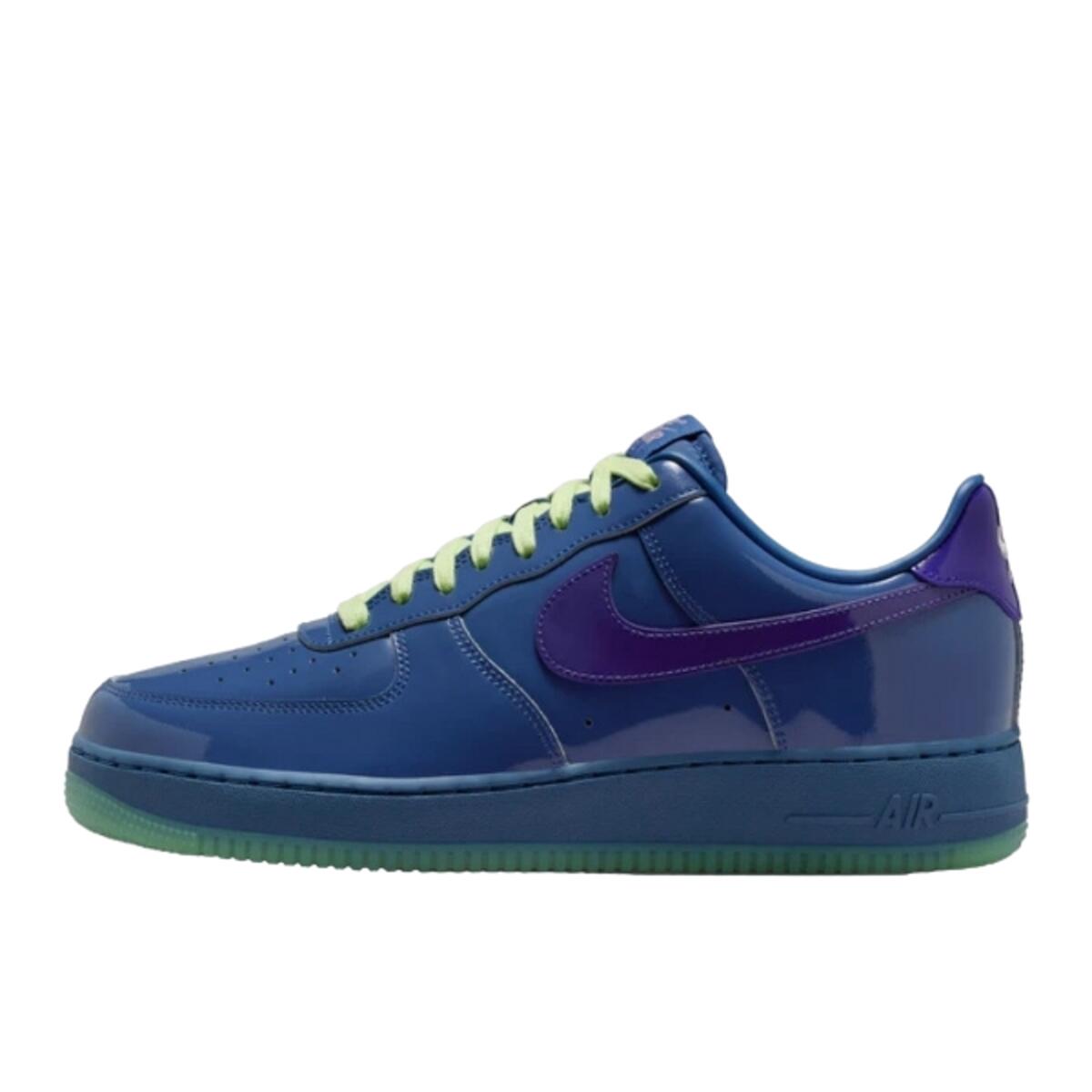 Nike Air Force 1 Low Patent Leather Mystic Navy Grape Ice