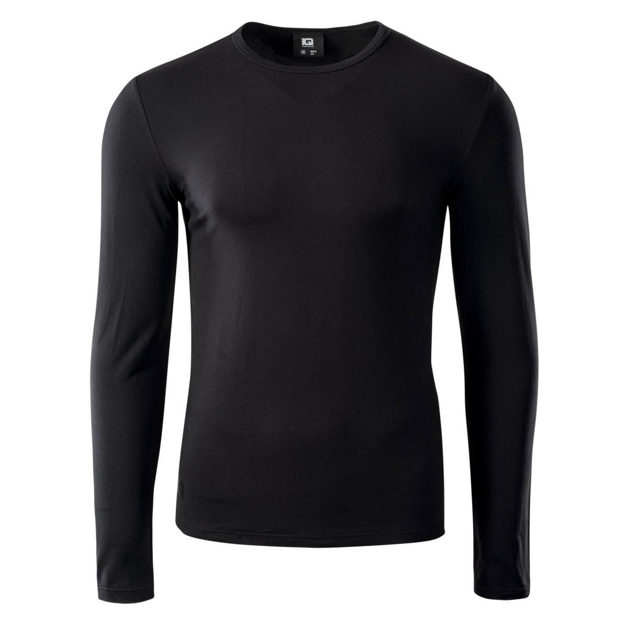 T-shirt Męski Jeden Kolor Z Długim Rękawem Milky