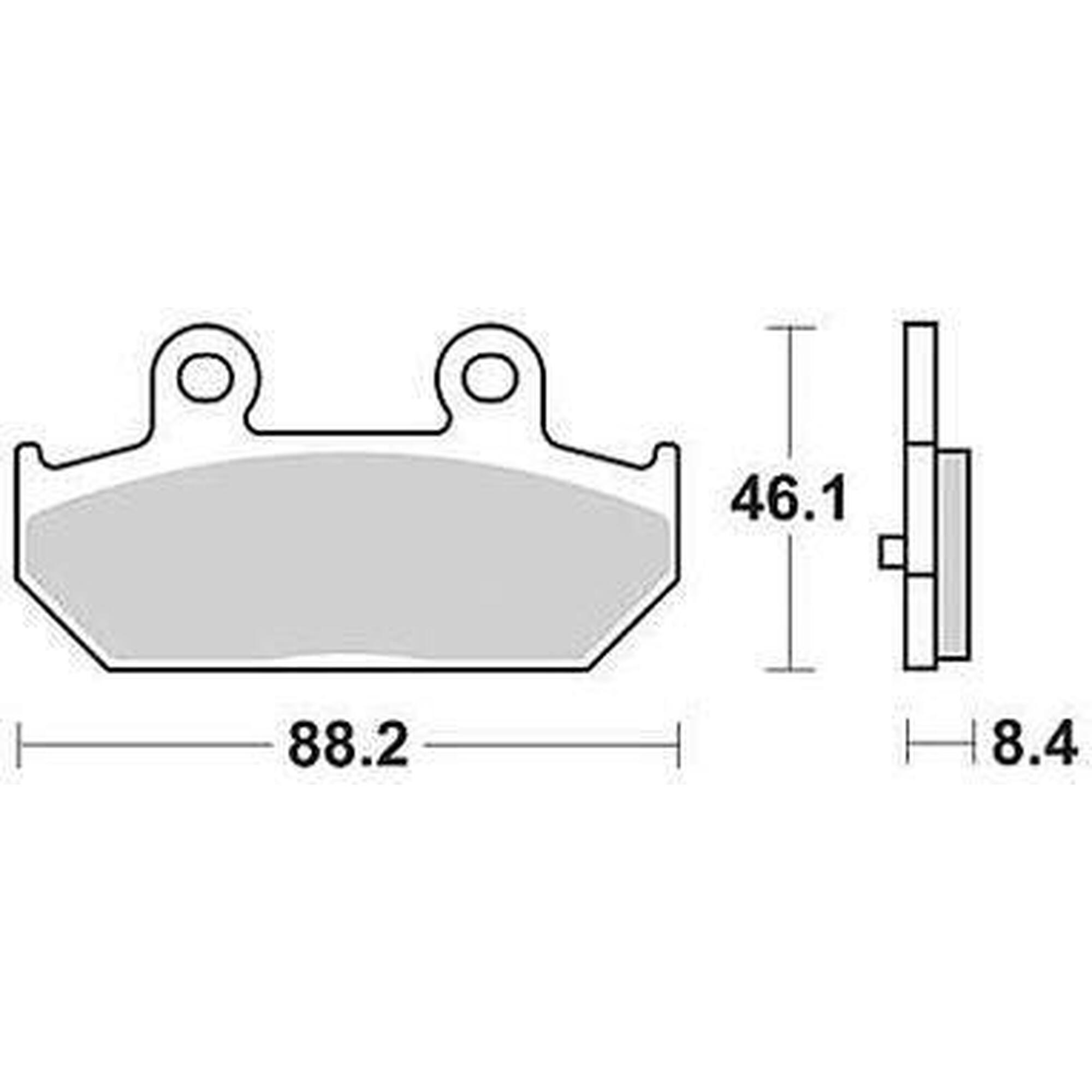 TRW Klocki hamulcowe MCB 751 SRM z metalu sinterowanego