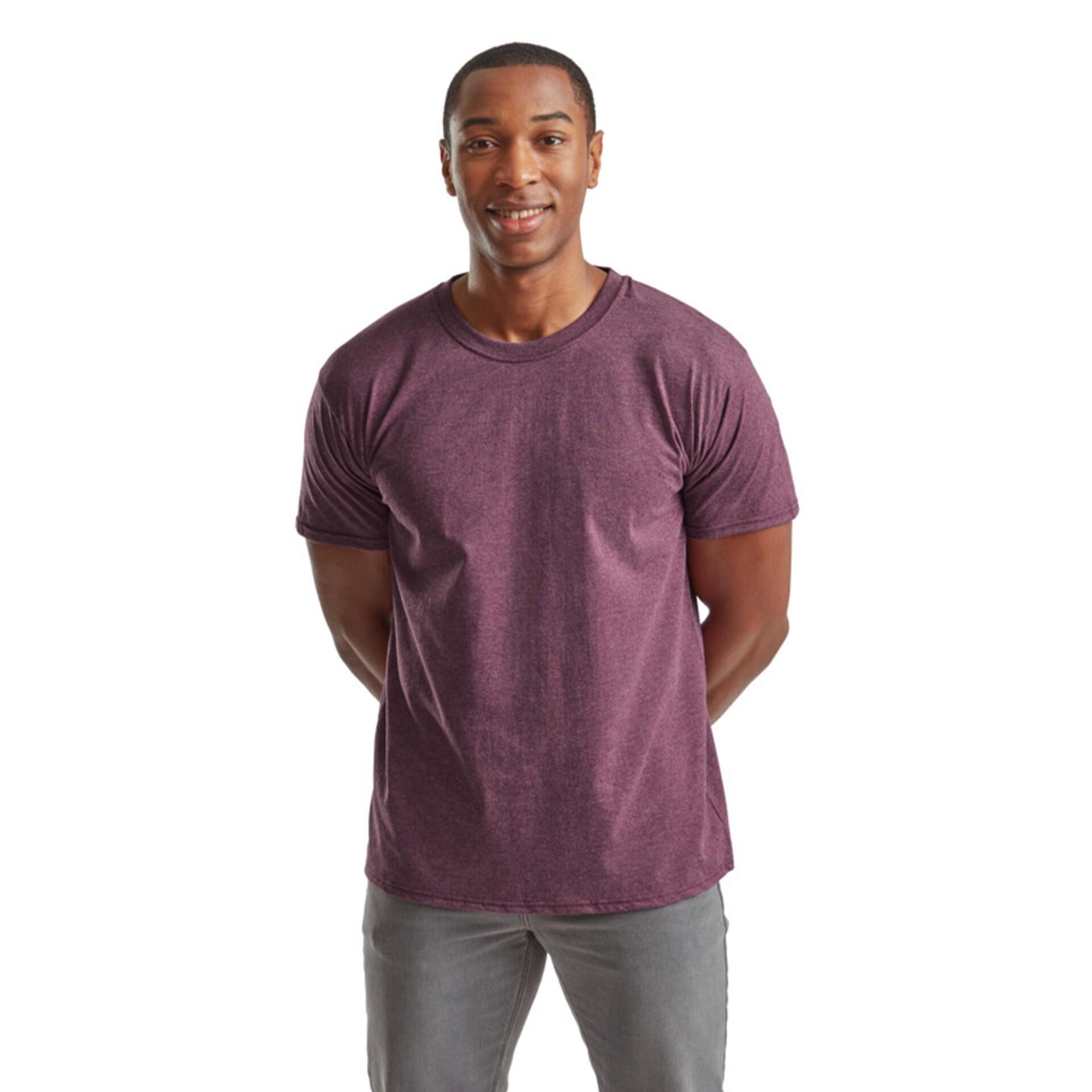 T-shirt Fruit Of The Loom Valueweight Adult burgundy
