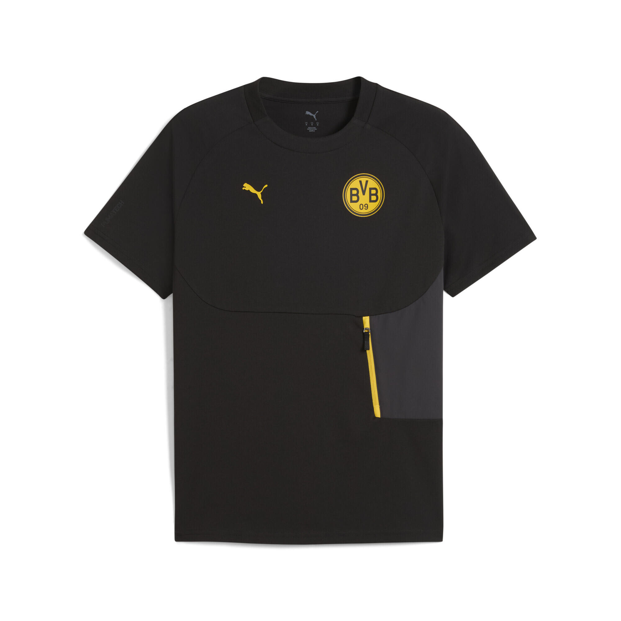 Męska koszulka Borussia Dortmund PUMATECH z kieszenią PUMA