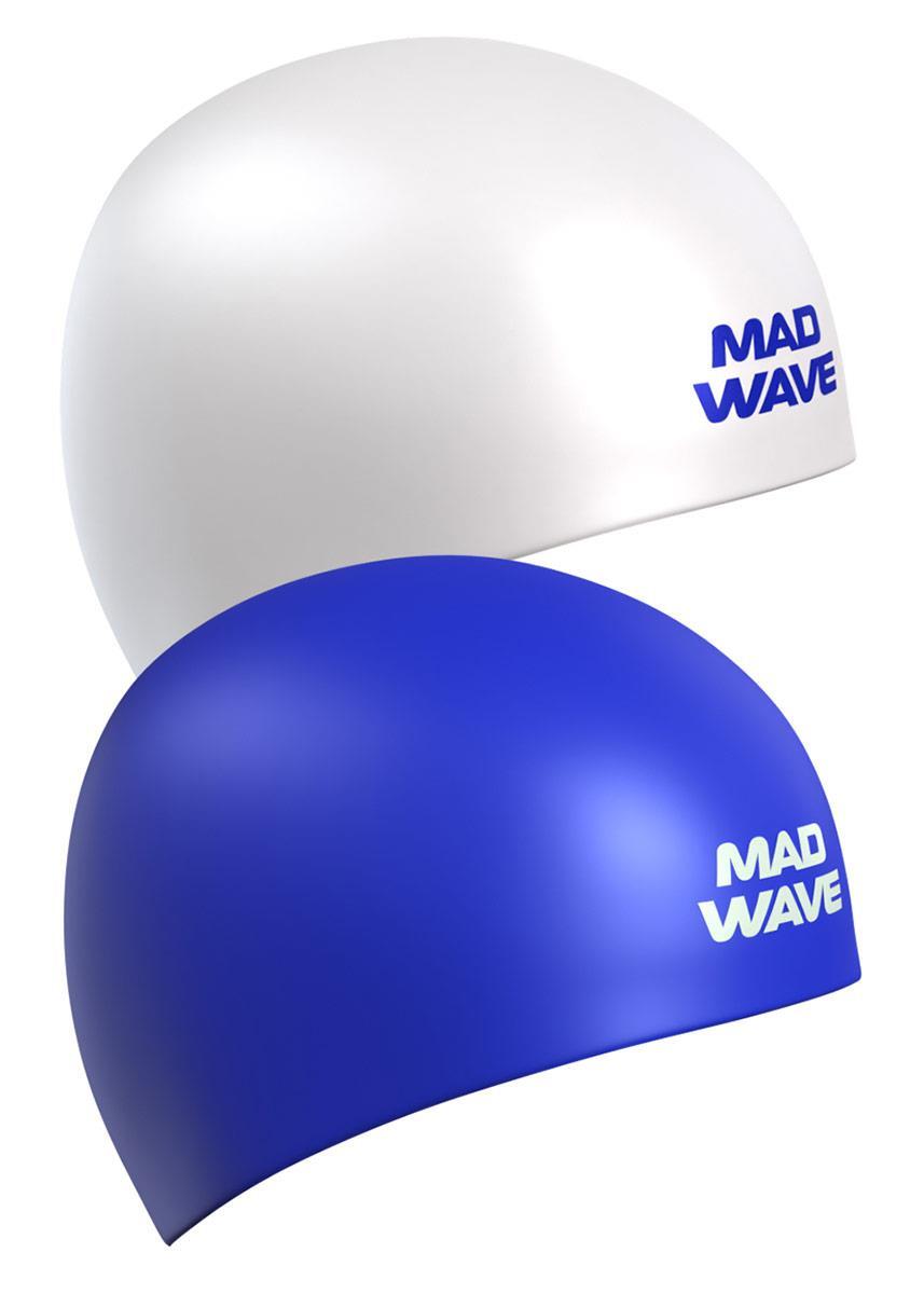 Czepek Pływacki Mad Wave Reverse Champion W Kolorze Białym/Niebieskim