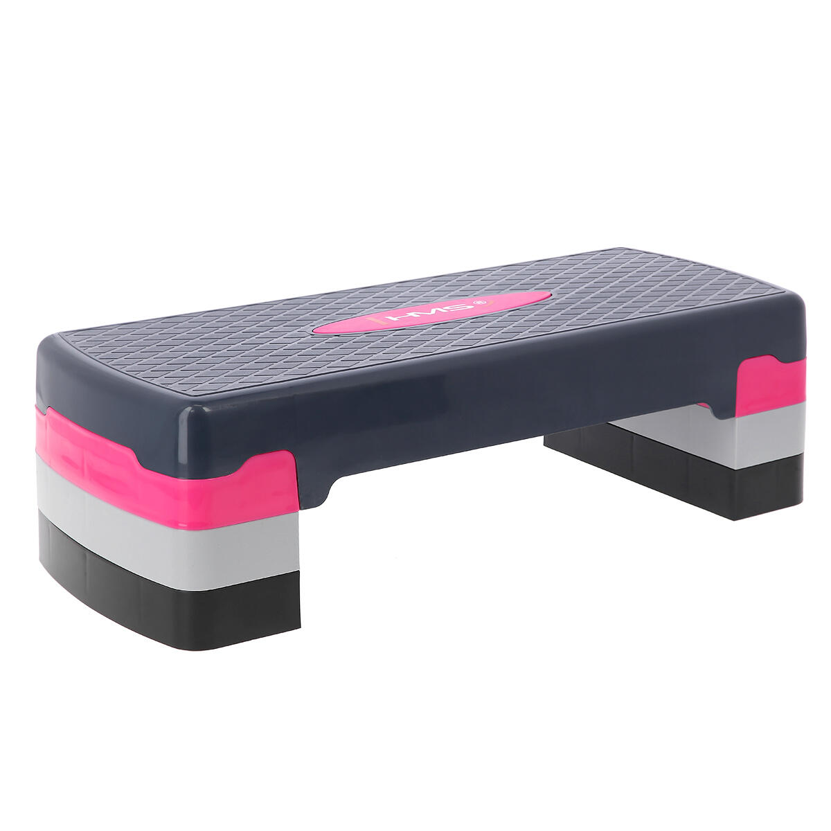 Step Aerobowy - Różowo/Szary