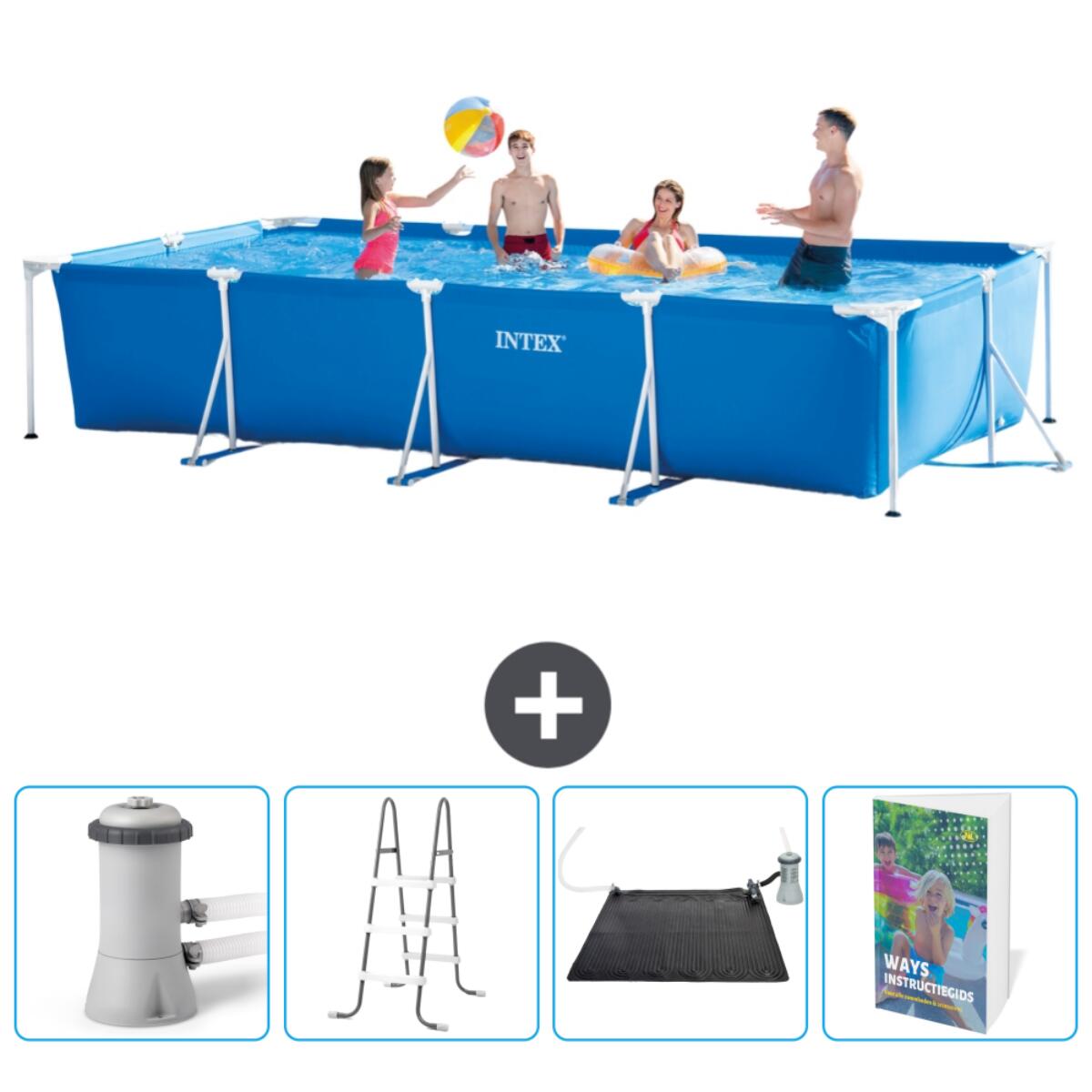 Basen prostokątny Intex 450x220x84 cm z akcesoriami