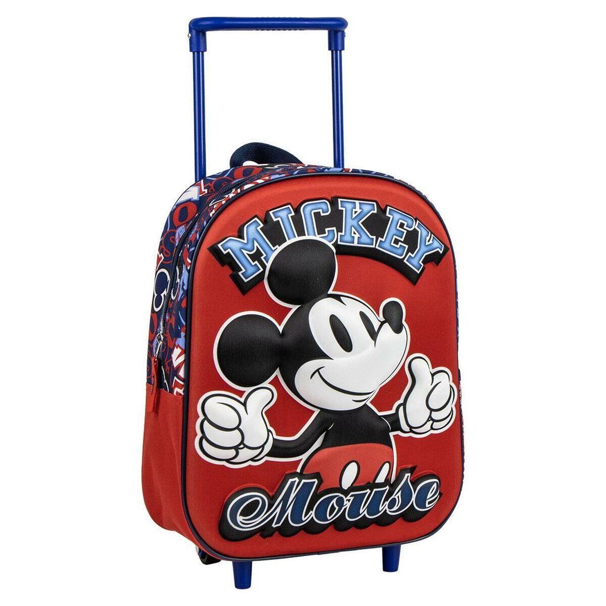 Torba szkolna z kółkami Mickey Mouse 67 % Poliester