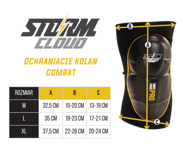 Ochraniacze Na Kolana StormCloud Combat Czarne S