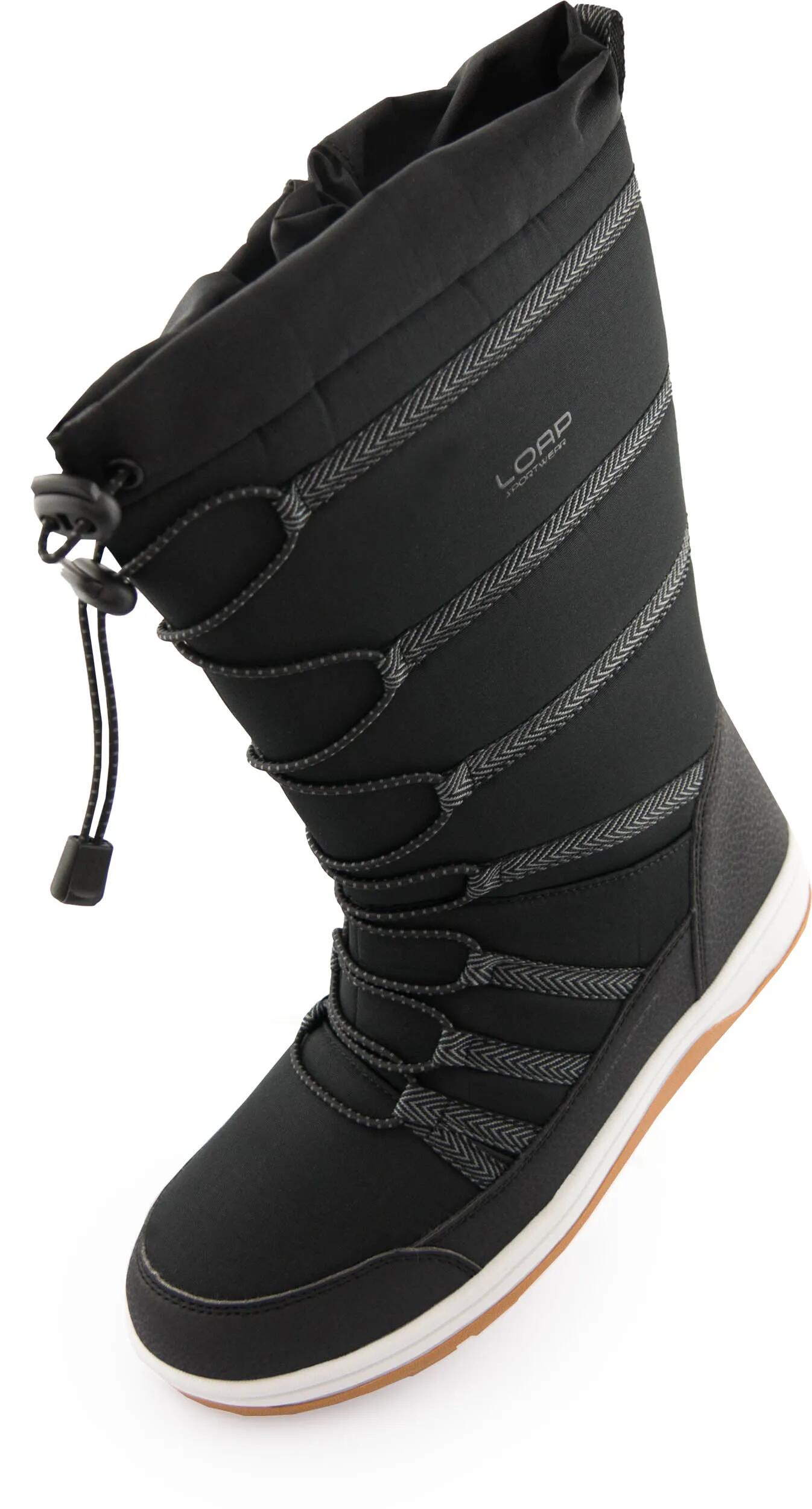 Buty zimowe damskie Loap Miza czarne