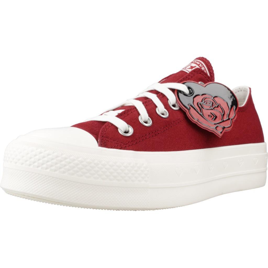 Kapcie CONVERSE CHUCK TAYLOR ALL STAR LIFT PLATFORM VALENTINE´S DAY Czerwony