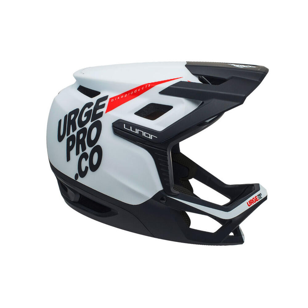 Lunar biały kask rowerowy górski