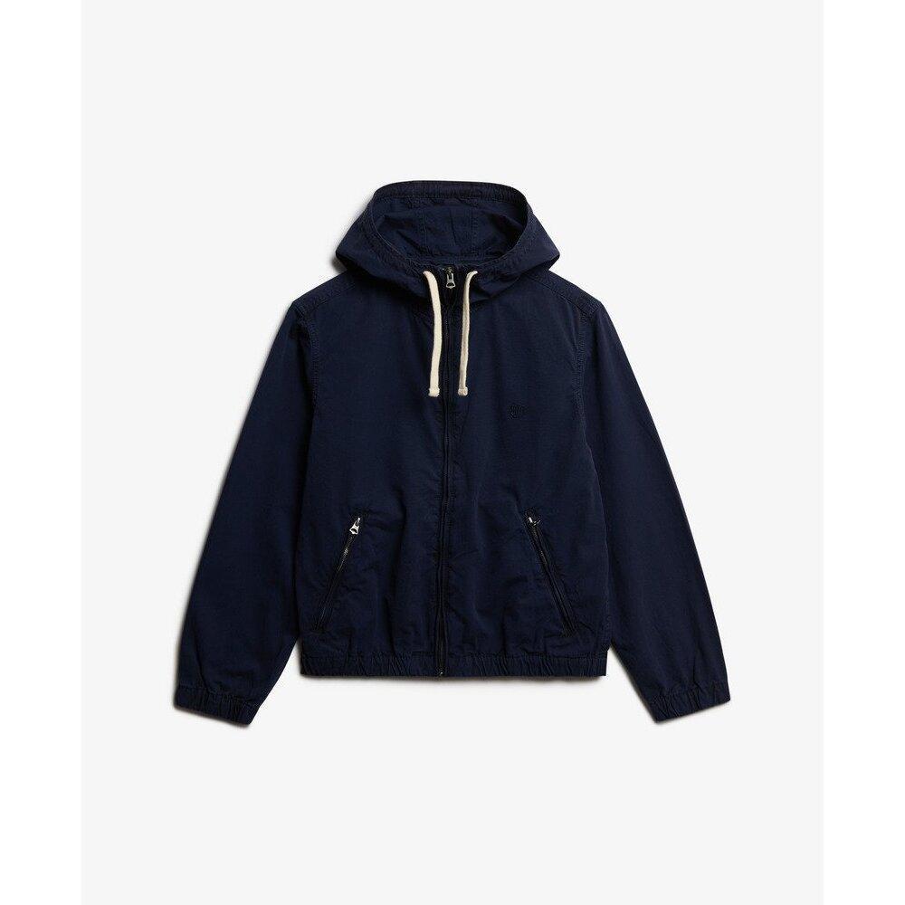 Kurtka z kapturem z wytartego sztruksu damska Superdry