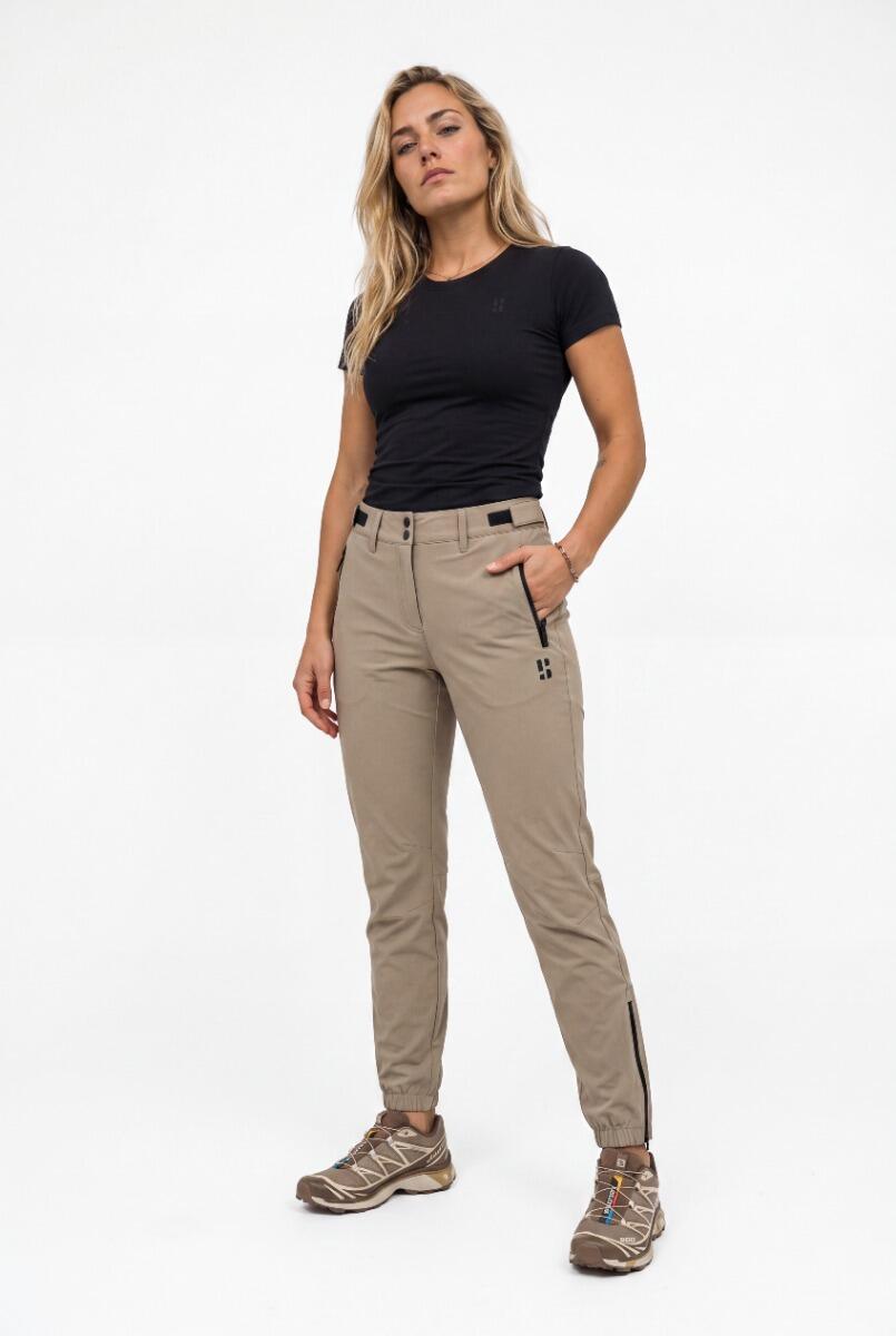 Spodnie outdoorowe - Turystyka piesza - Unisex - SOLX - Vintage Khaki