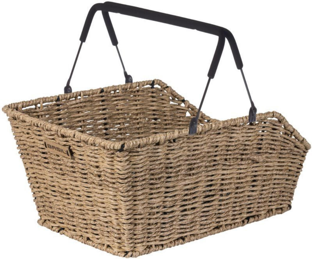Koszyk na tylne koło „Cento Rattan Look” MIK 2.0, trawa morska