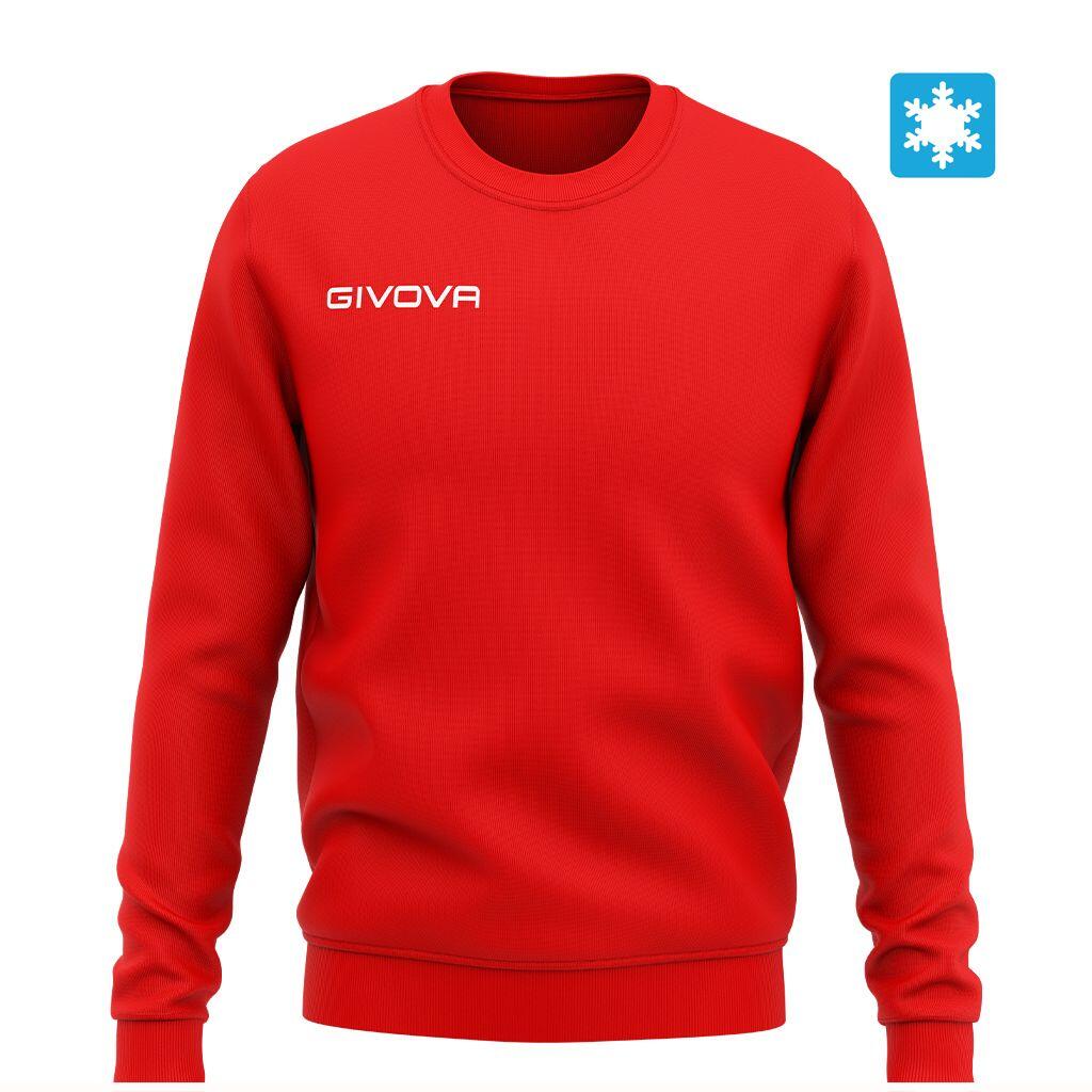 Bluza Givova Felpa Czerwony Czerwony