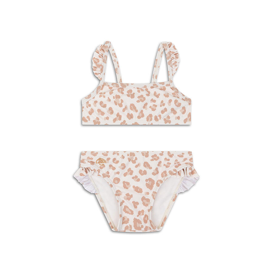Swim Essentials Bikini - Beige - Leopard