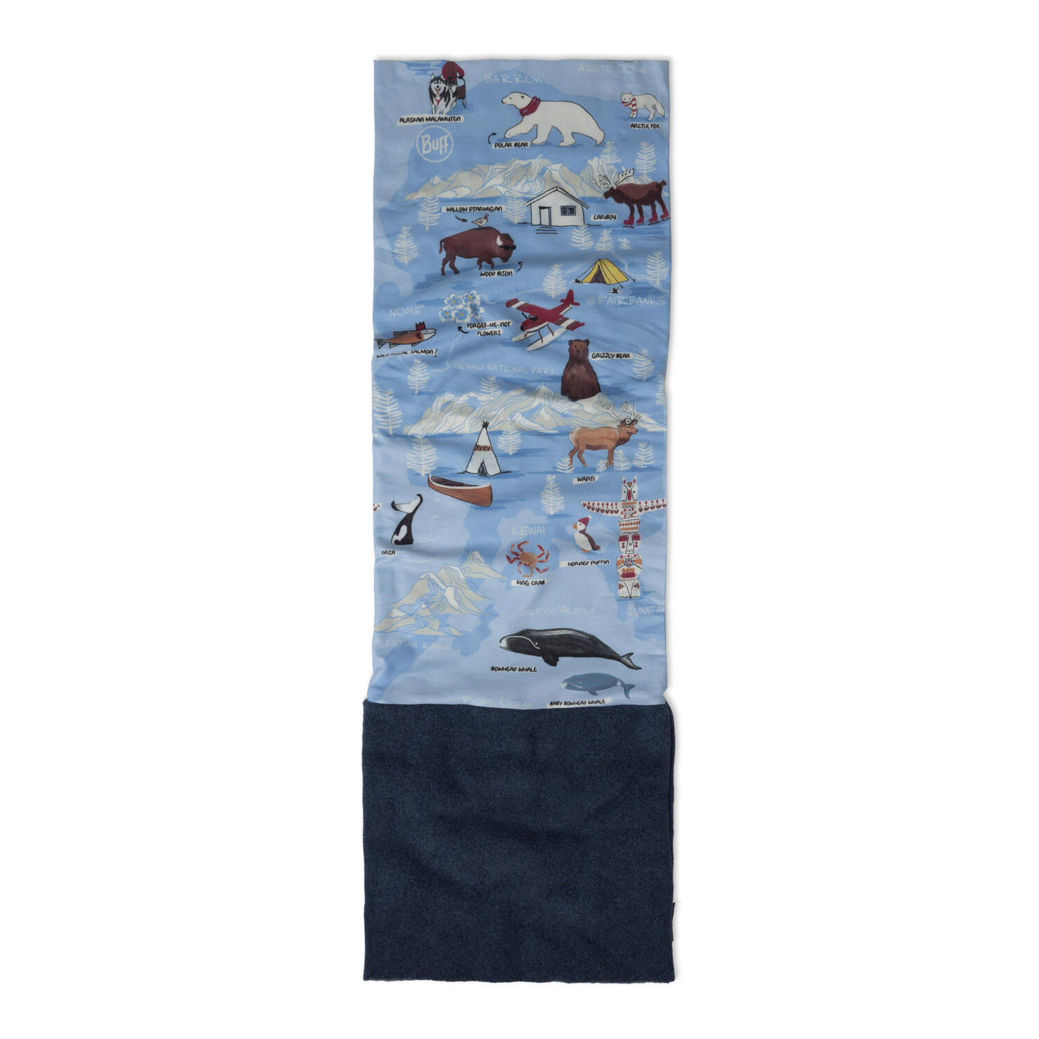 Bandana dziecięca BUFF POLAR IMUS WASHED