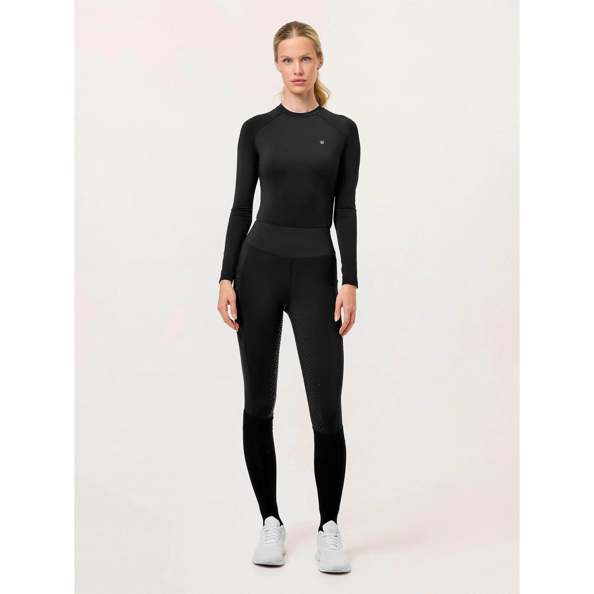Damskie legginsy jeździeckie z pełną przyczepnością Equestrian Stockholm Jump Mo