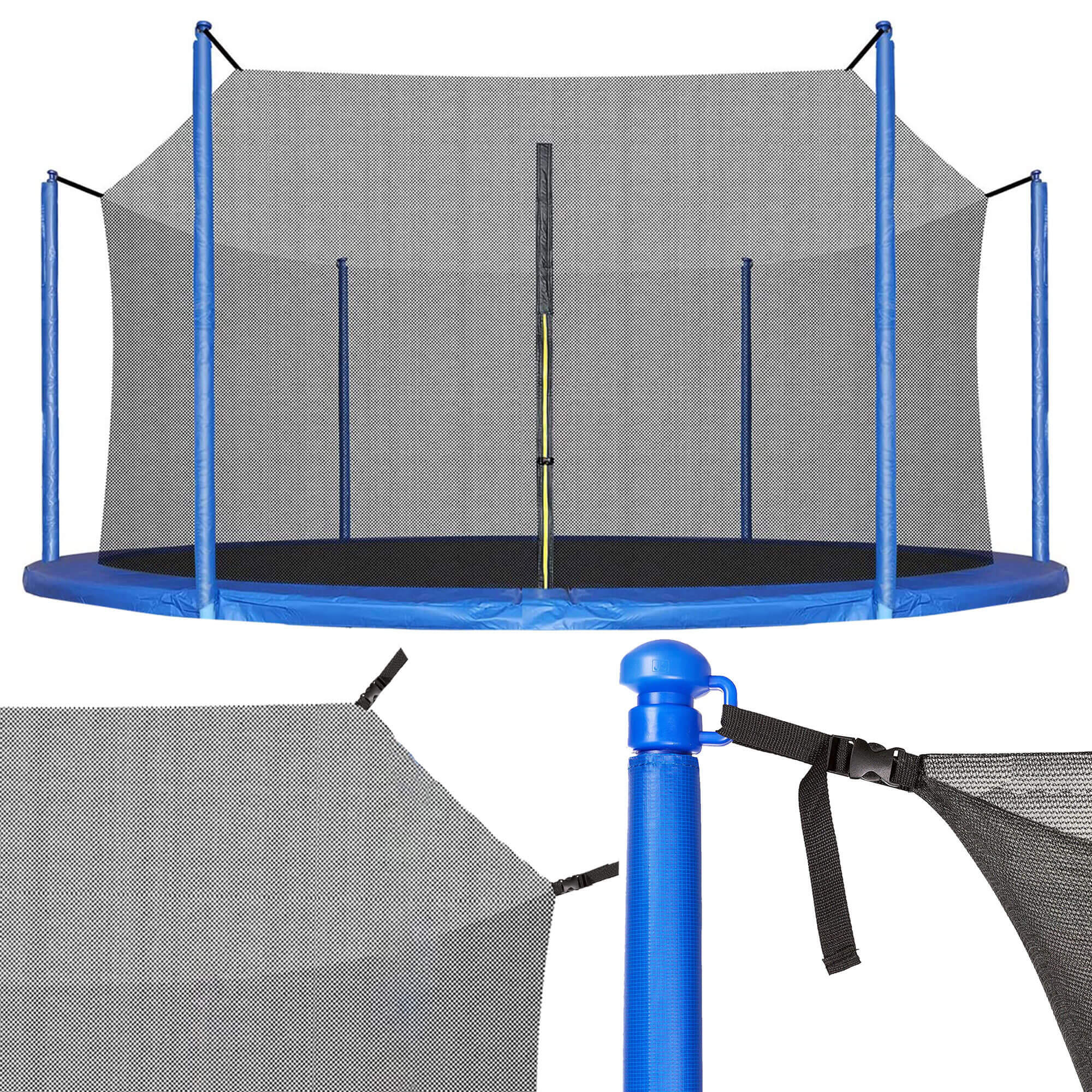 Siatka wewnętrzna 6FT 6 słupków do trampoliny 180-183cm