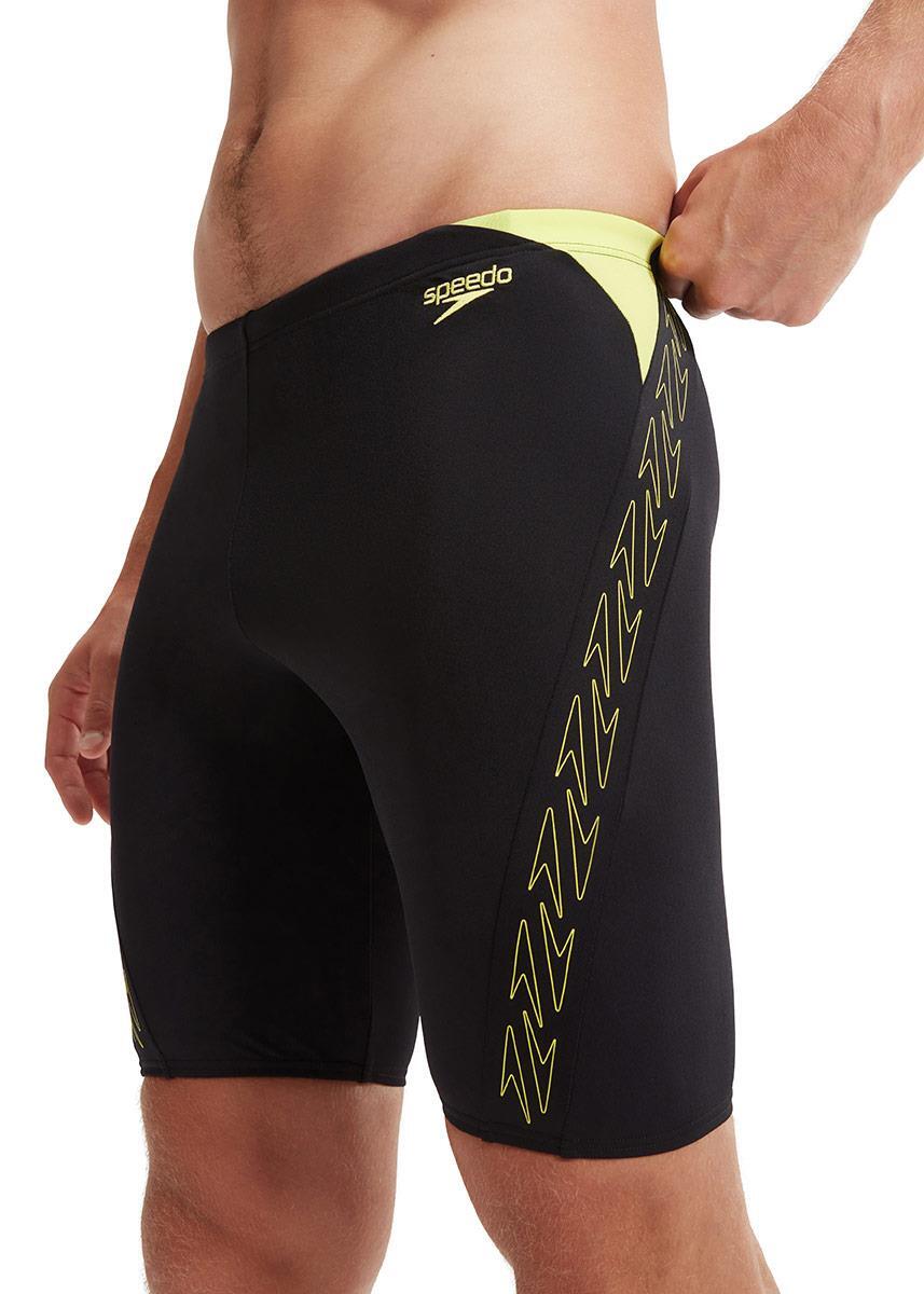 Speedo Hyperboom Splice Jammer - Czarno-Żółty - Rozmiar 28