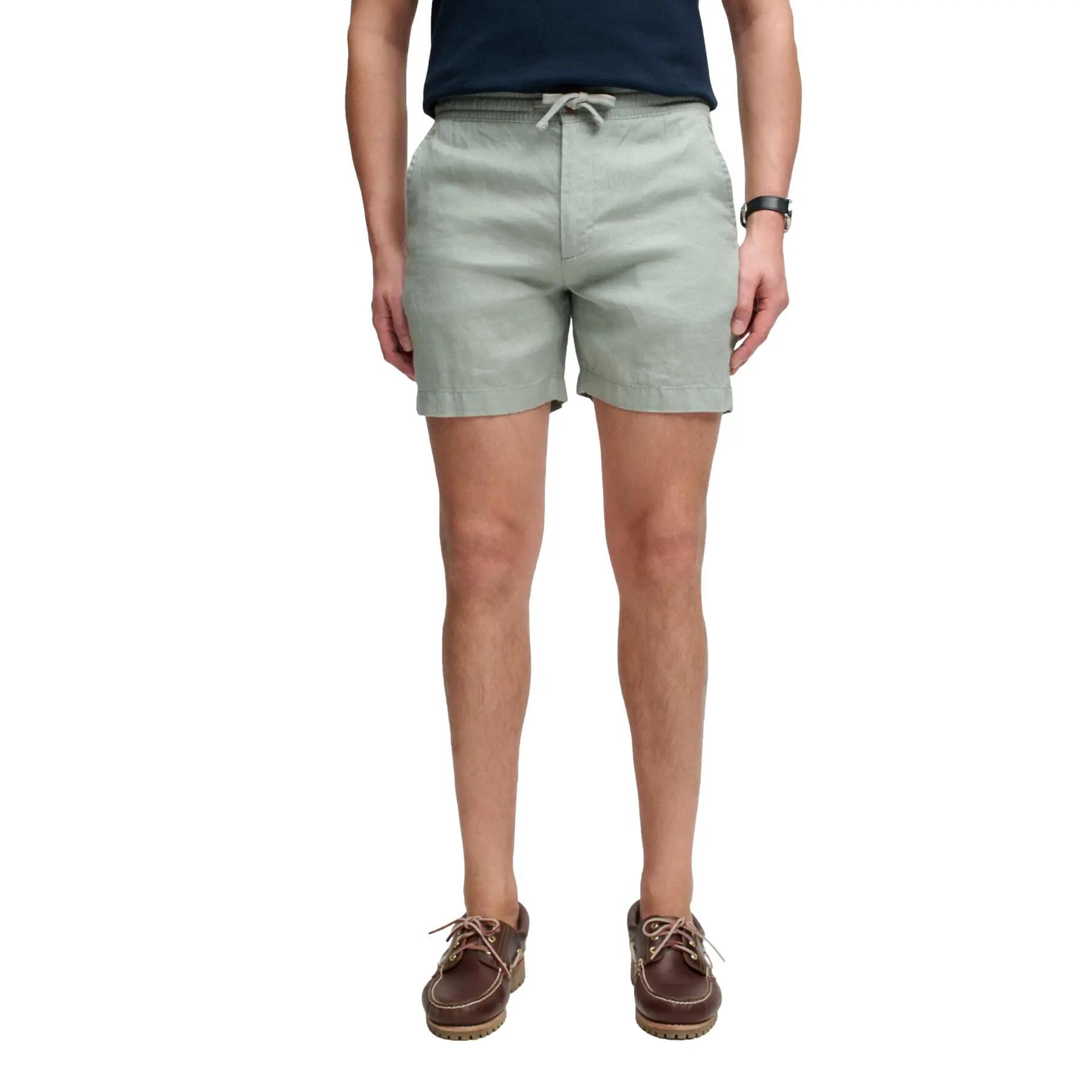 Lniane szorty Superdry