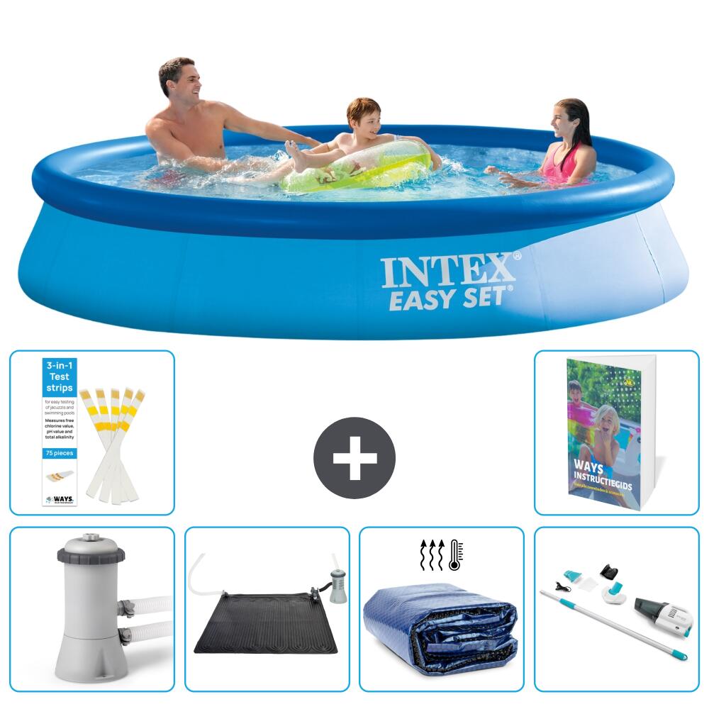 INTEX Basen Easy Set Okrągły - 366x76 cm - 7-częściowy S252