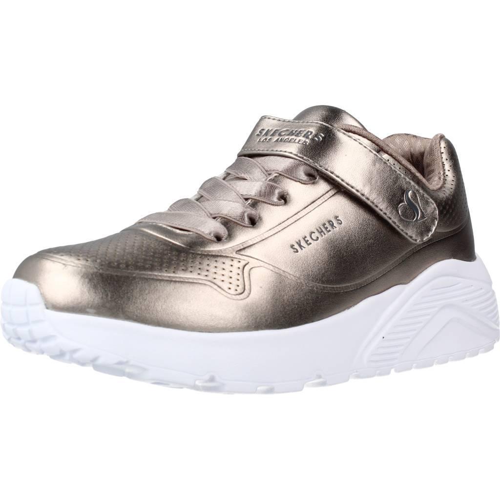 Buty SKECHERS UNO LITE CHROME STEPS Złoty