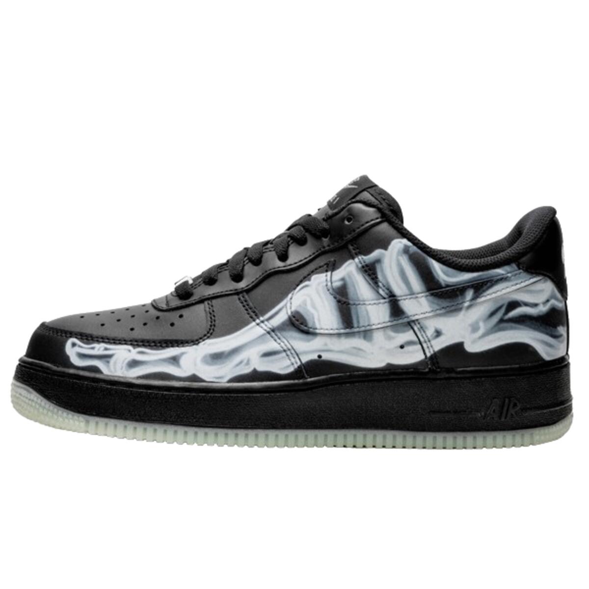 Nike Air Force 1 Low Black Skeleton Halloween 2019